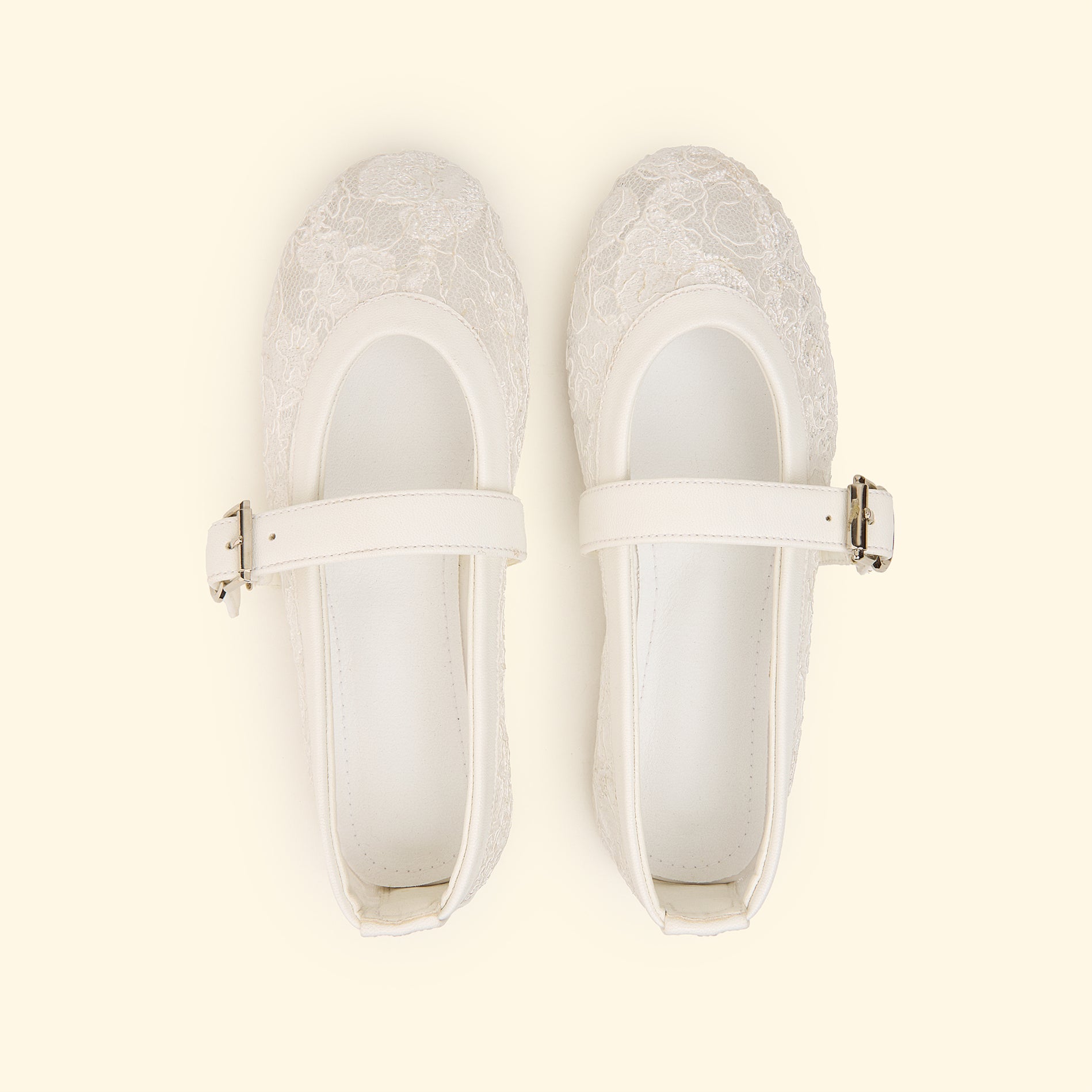 Lace Grace Mary Jane - White
