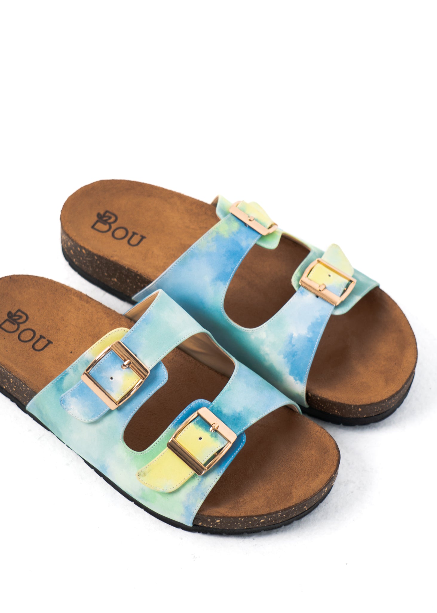Tie Dye Slipper - Shinny Clouds
