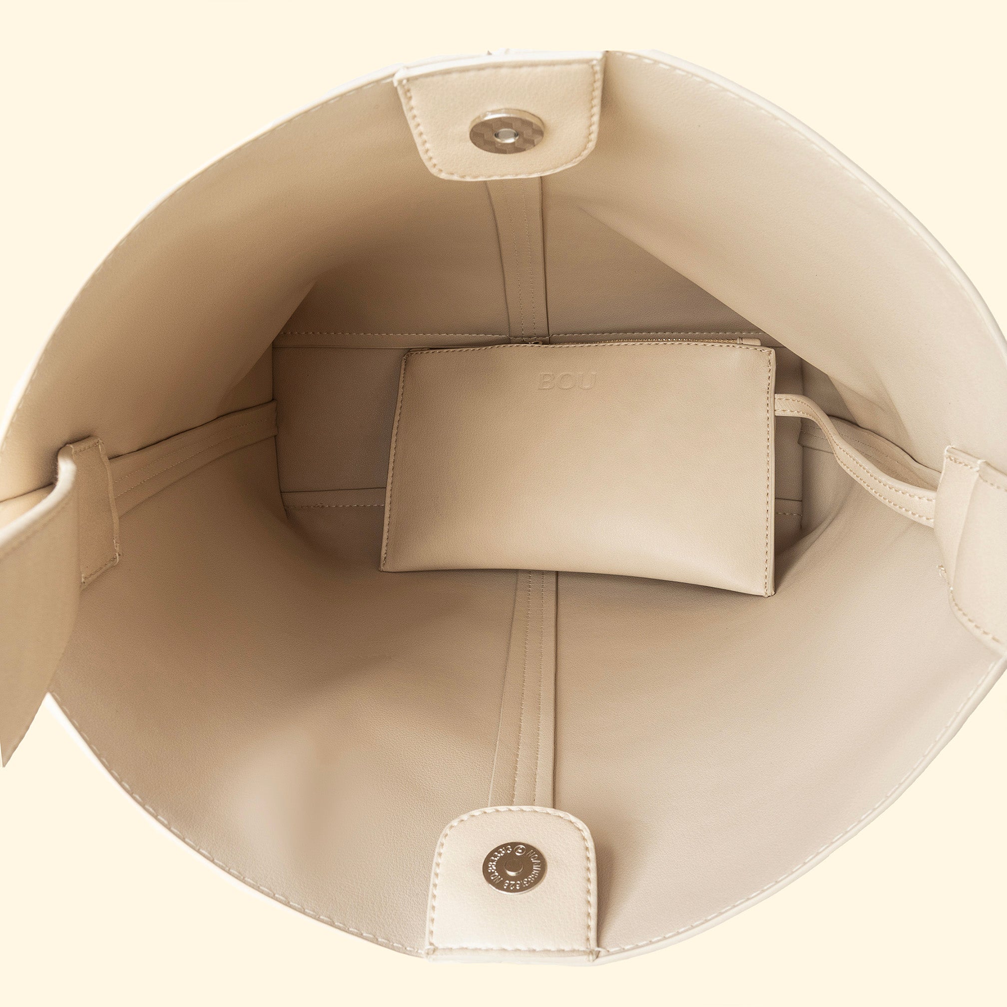Bou bigger bag - Bou fluffy Beige