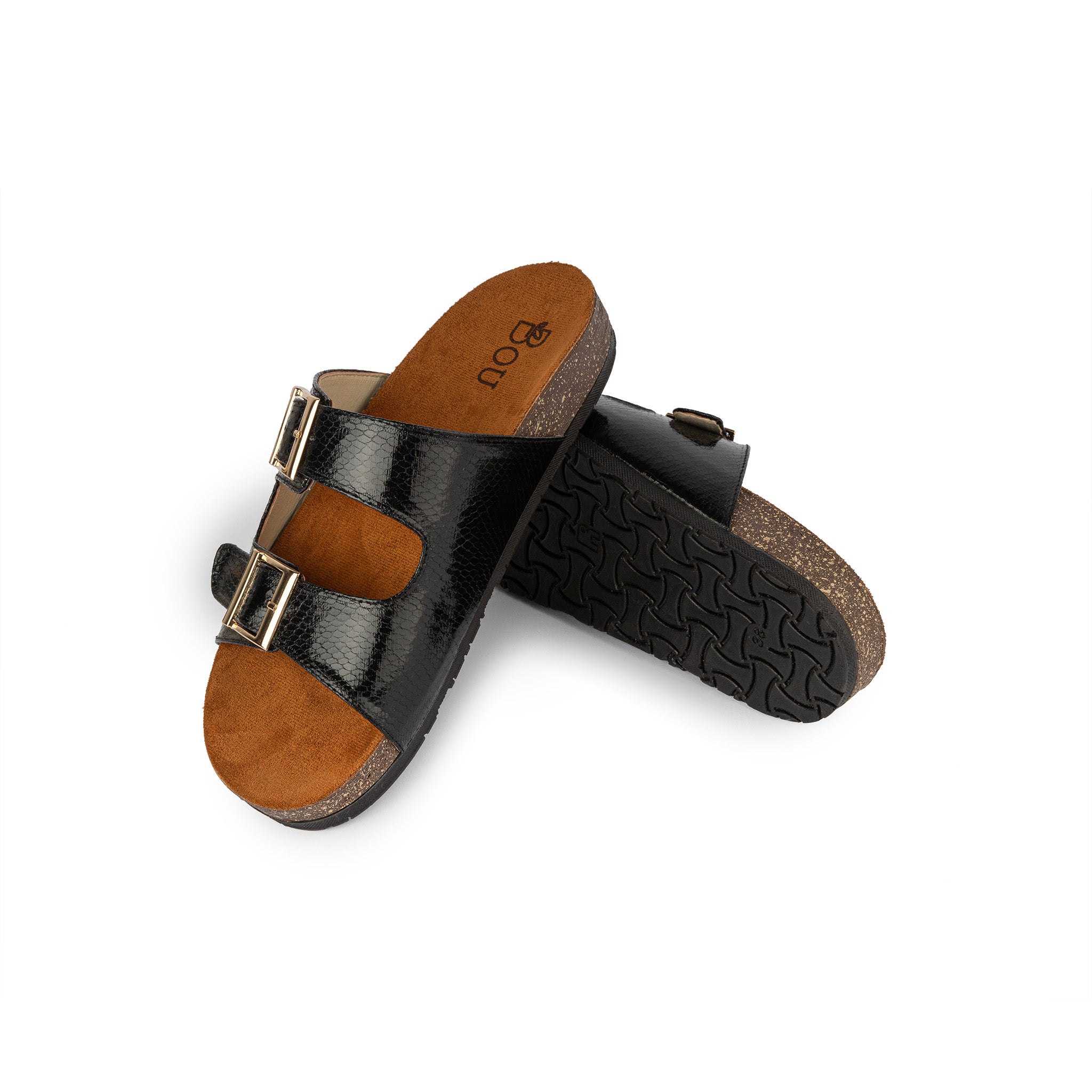 Mermaid Slipper - Midnight Black
