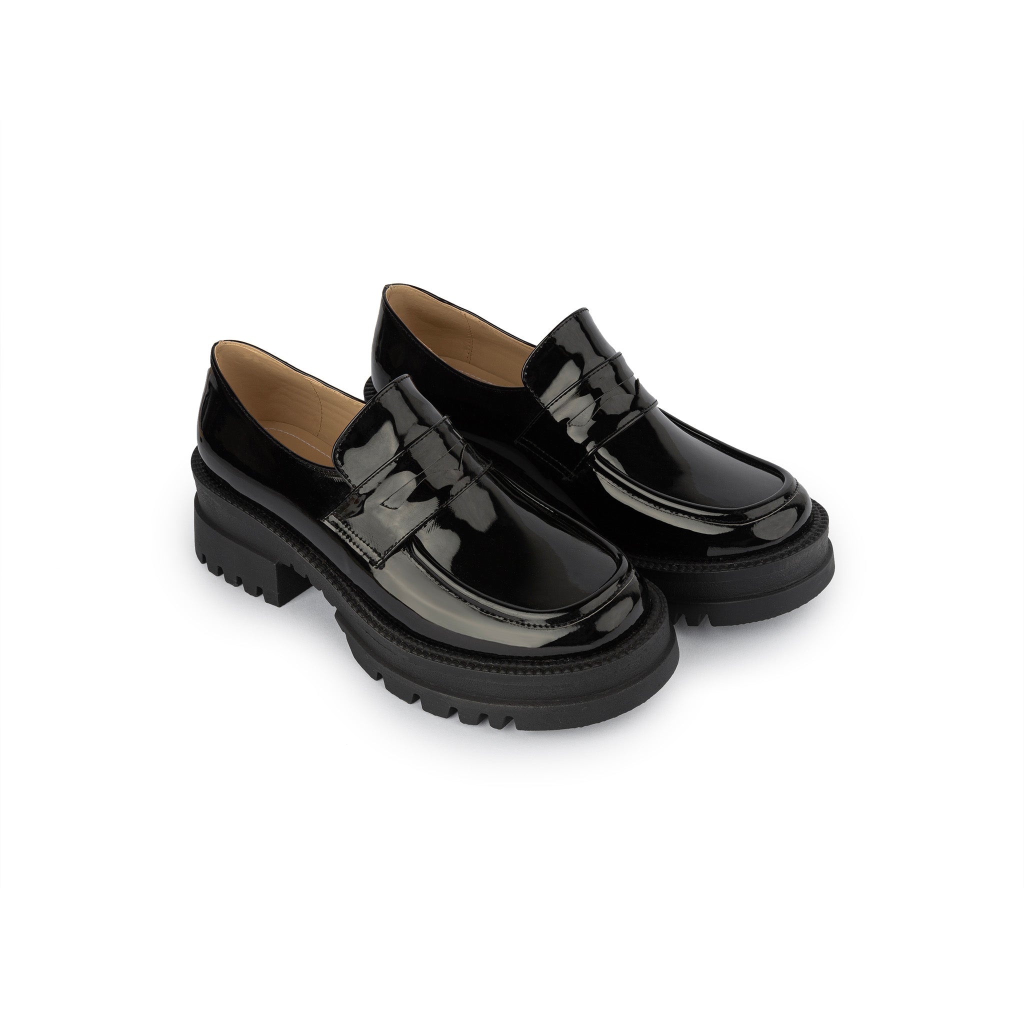Chunky Loafers - Midnight Black