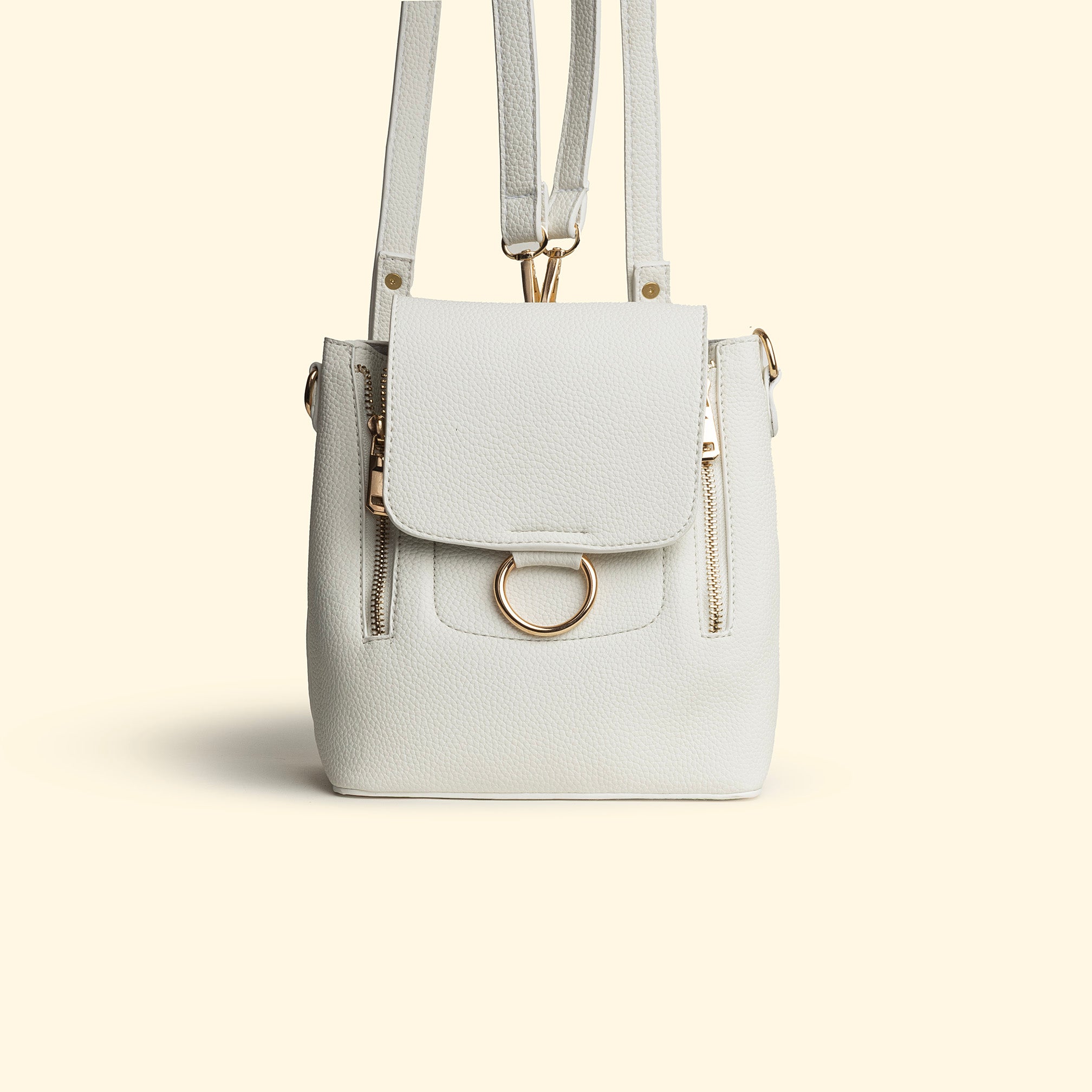 Bou Éclat Backpack - Chic Bou White