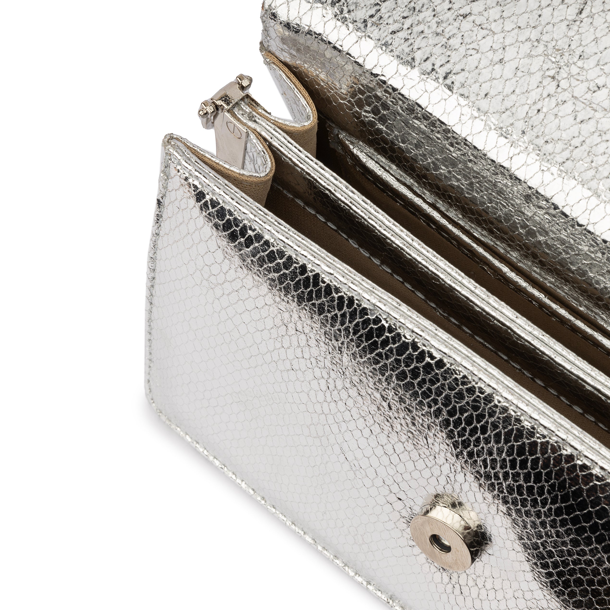 Mermaid Flap Bag - Silver
