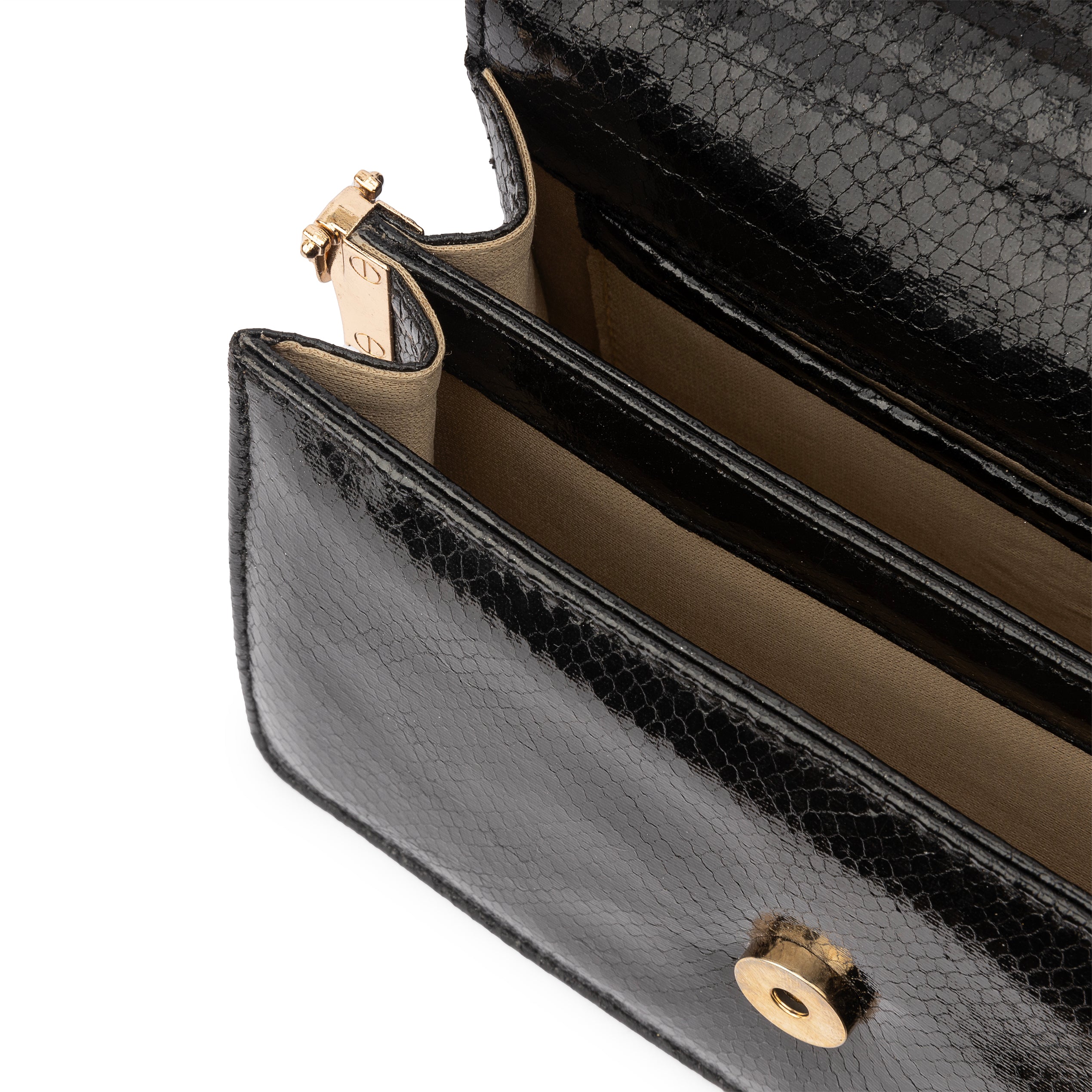 Mermaid Flap Bag - Black