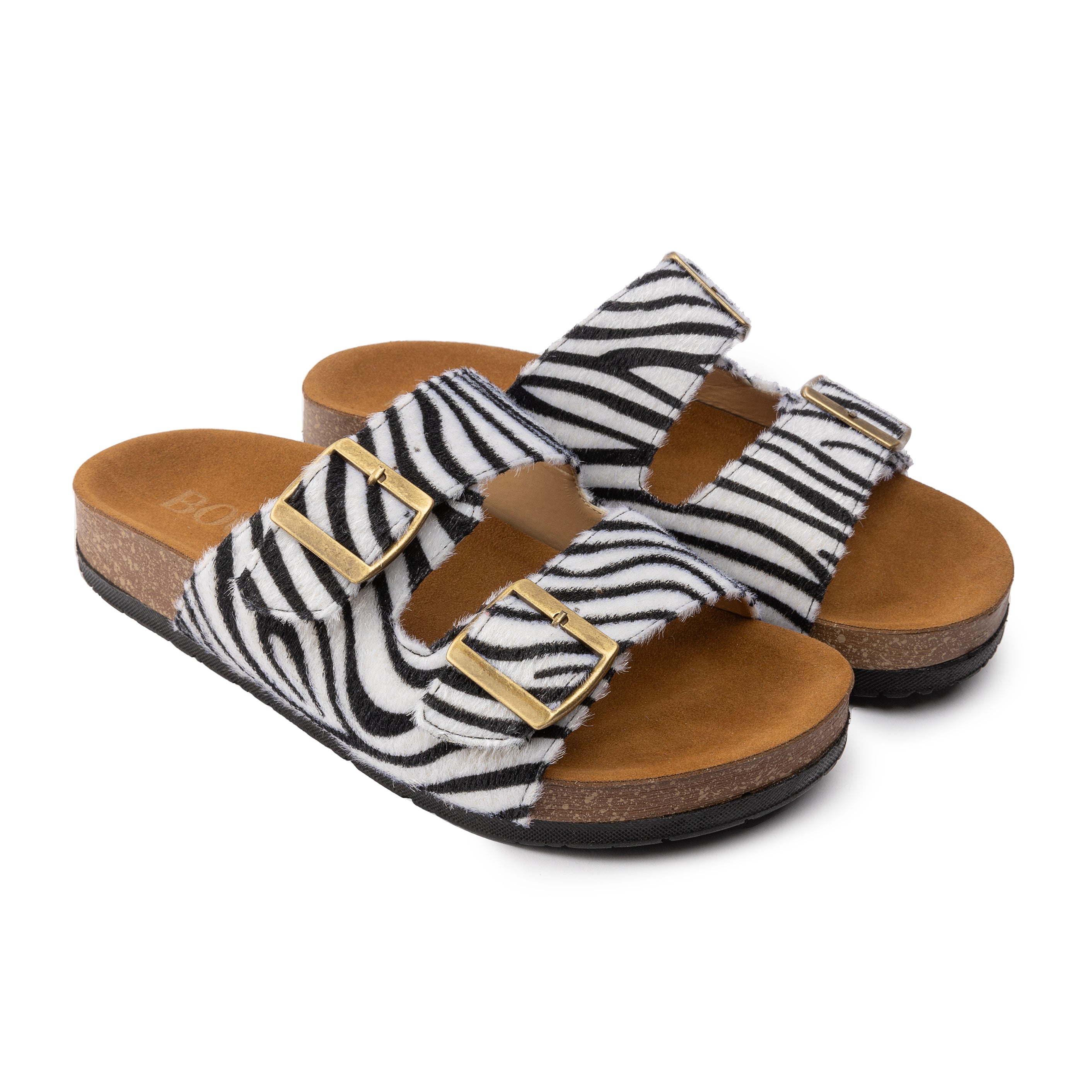 Zebra Print Slipper - Albino Zebra
