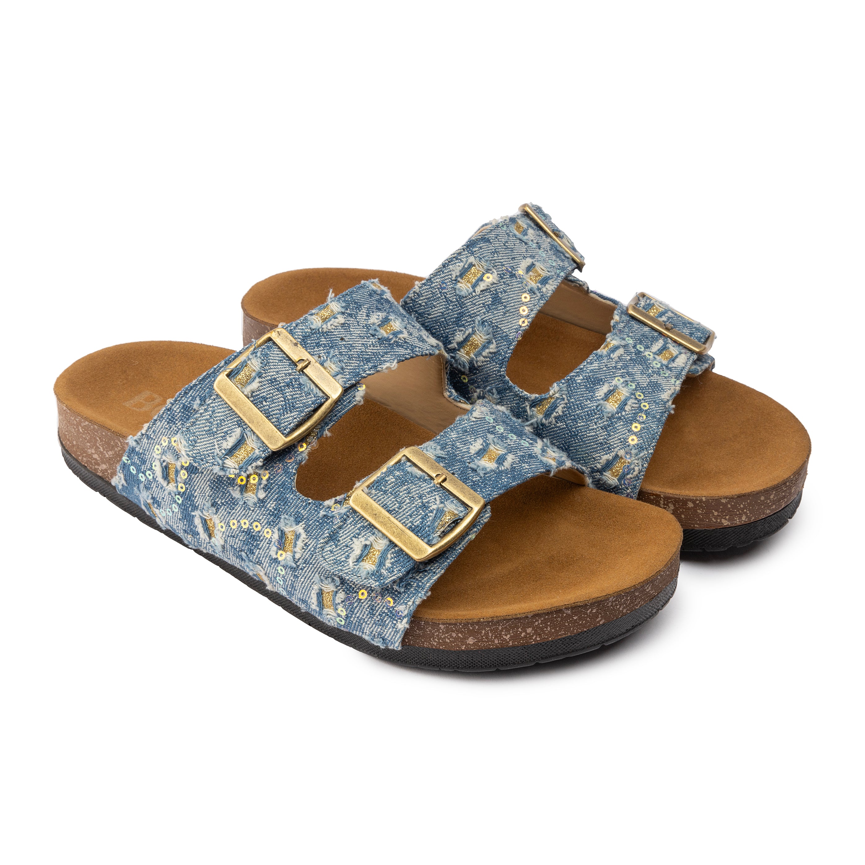 Denim Dreams Slipper - Golden Hour