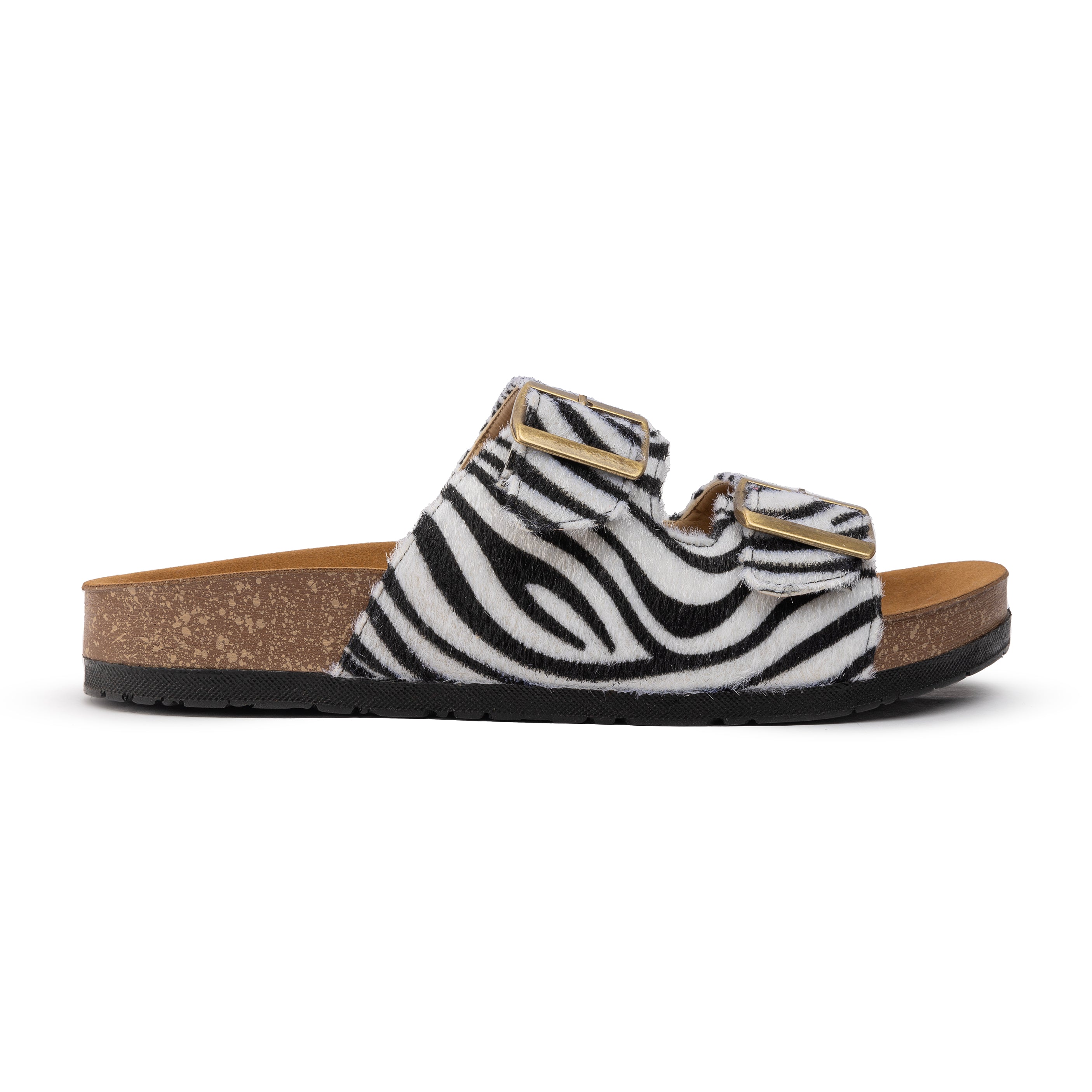 Zebra Print Slipper - Albino Zebra