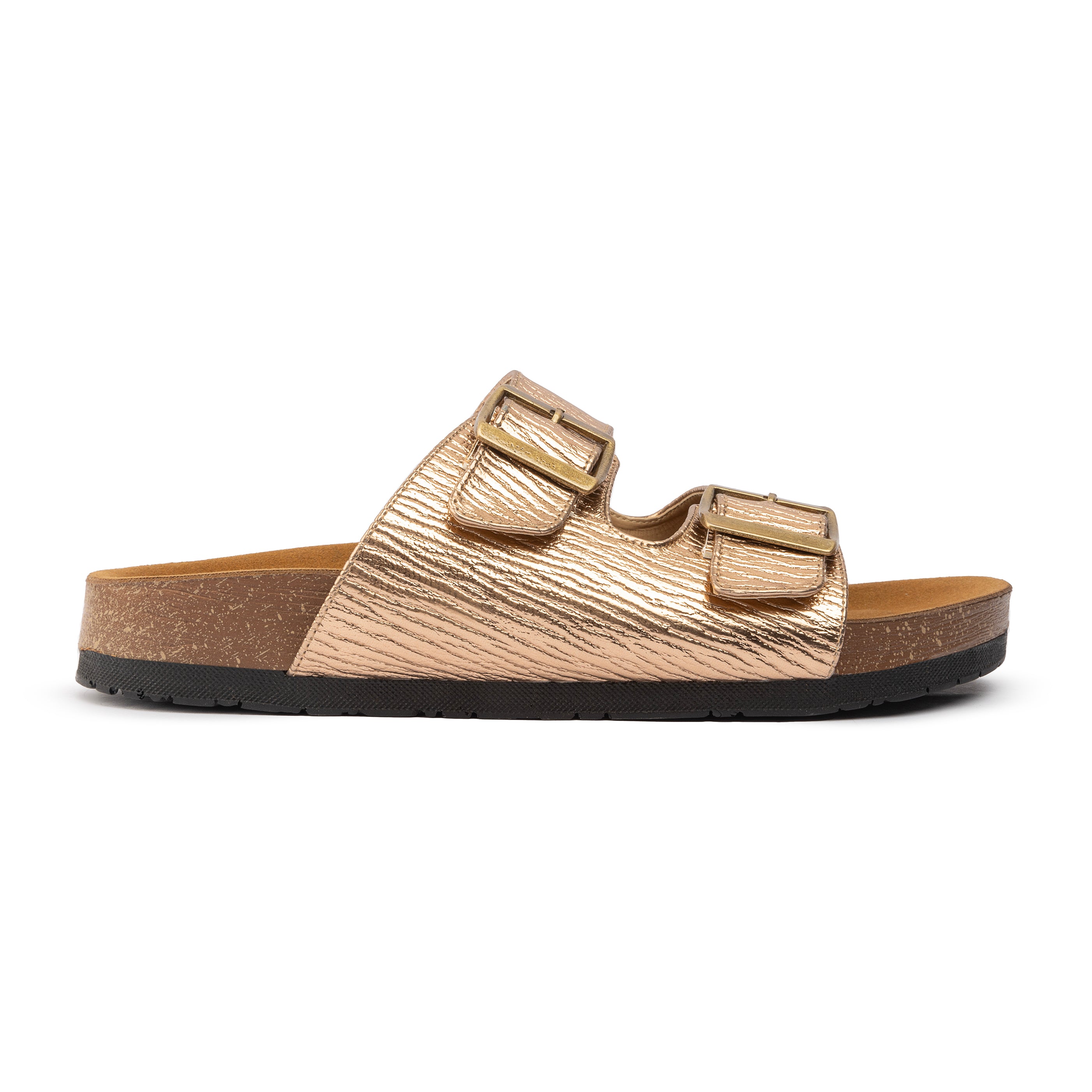 Broken Rays Slipper - Sunset Rose-Gold