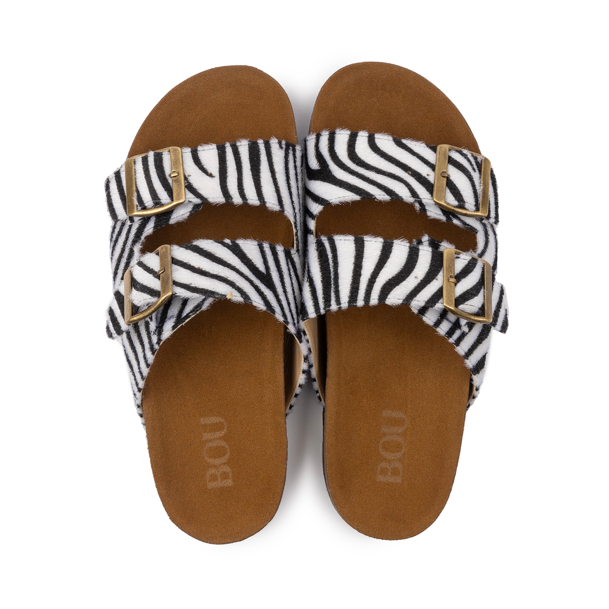 Zebra Print Slipper - Albino Zebra