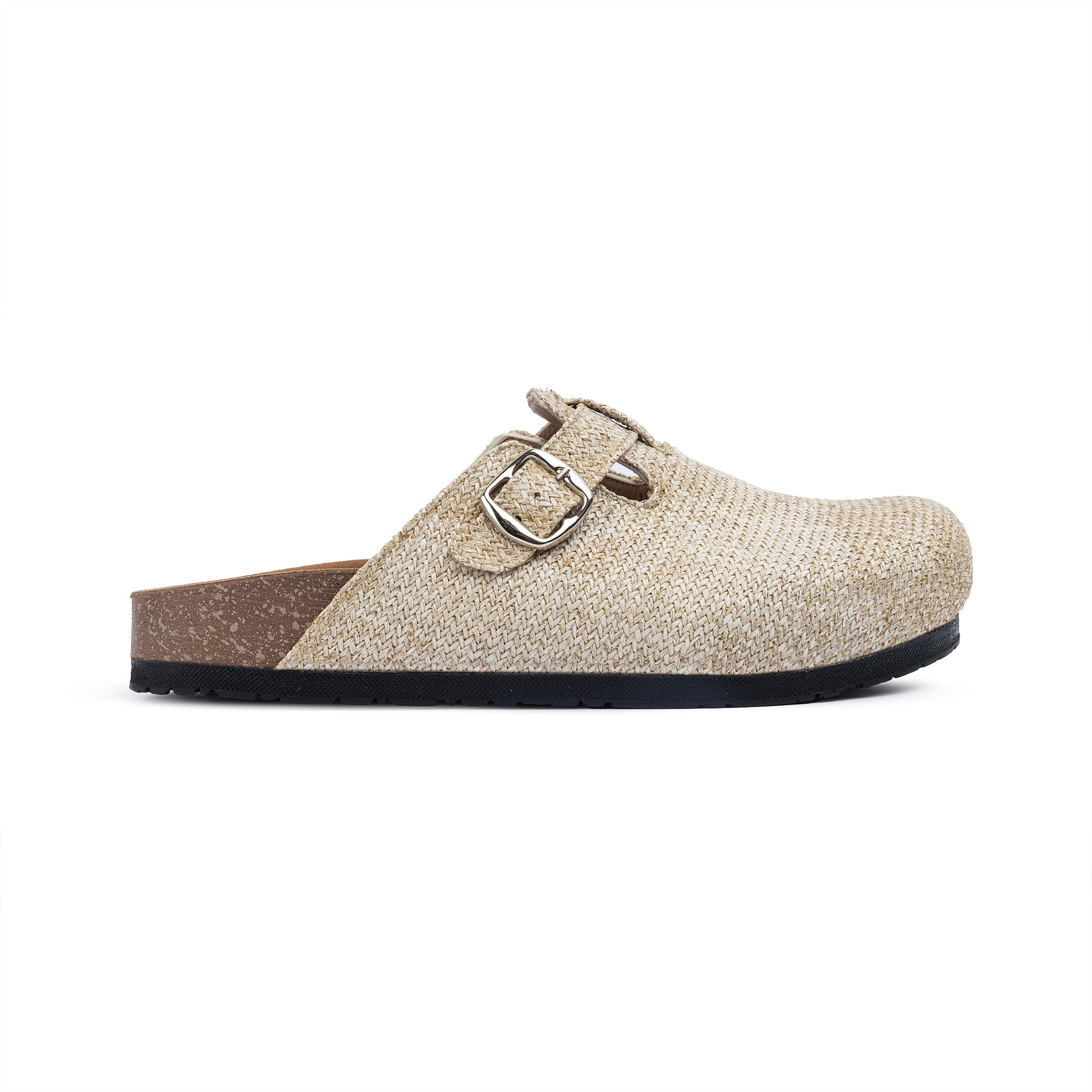 Clogs - Coffe Latte Burlap -