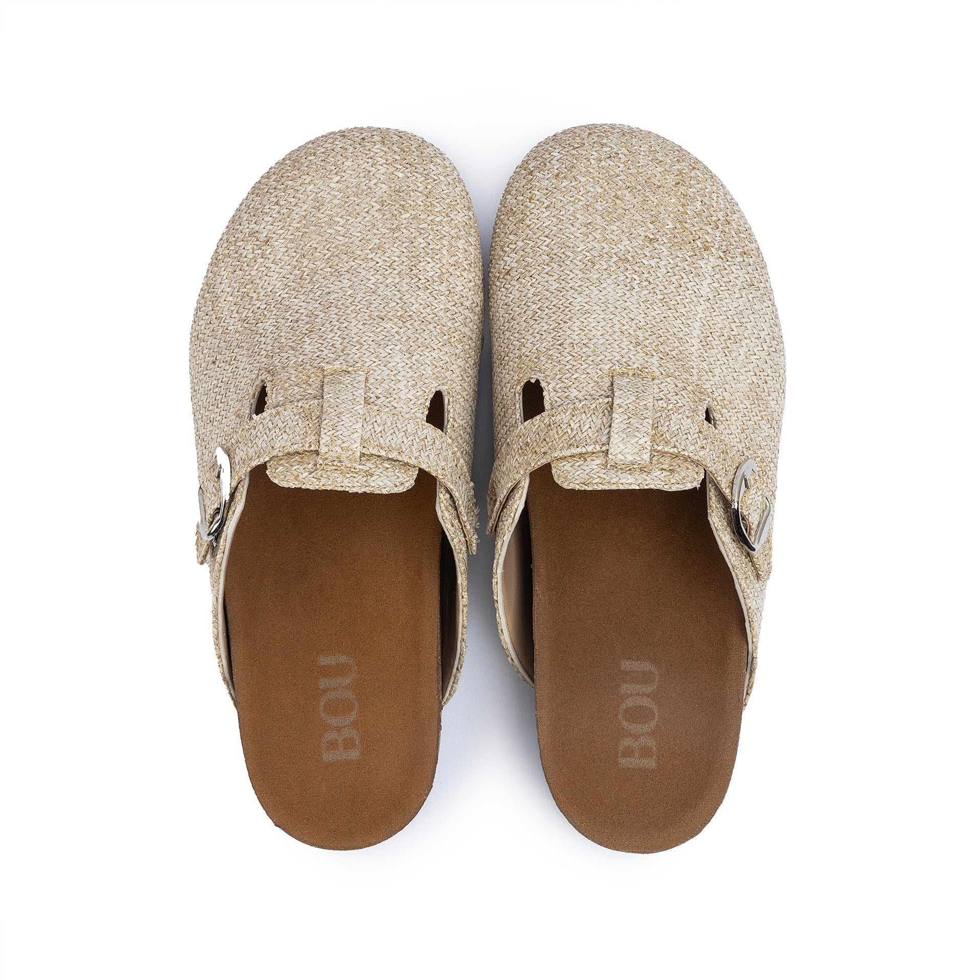 Clogs - Coffe Latte Burlap -