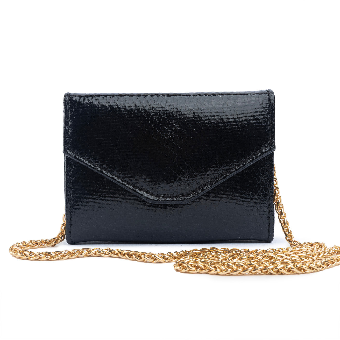 Mermaid Micro Flap Bag - Black