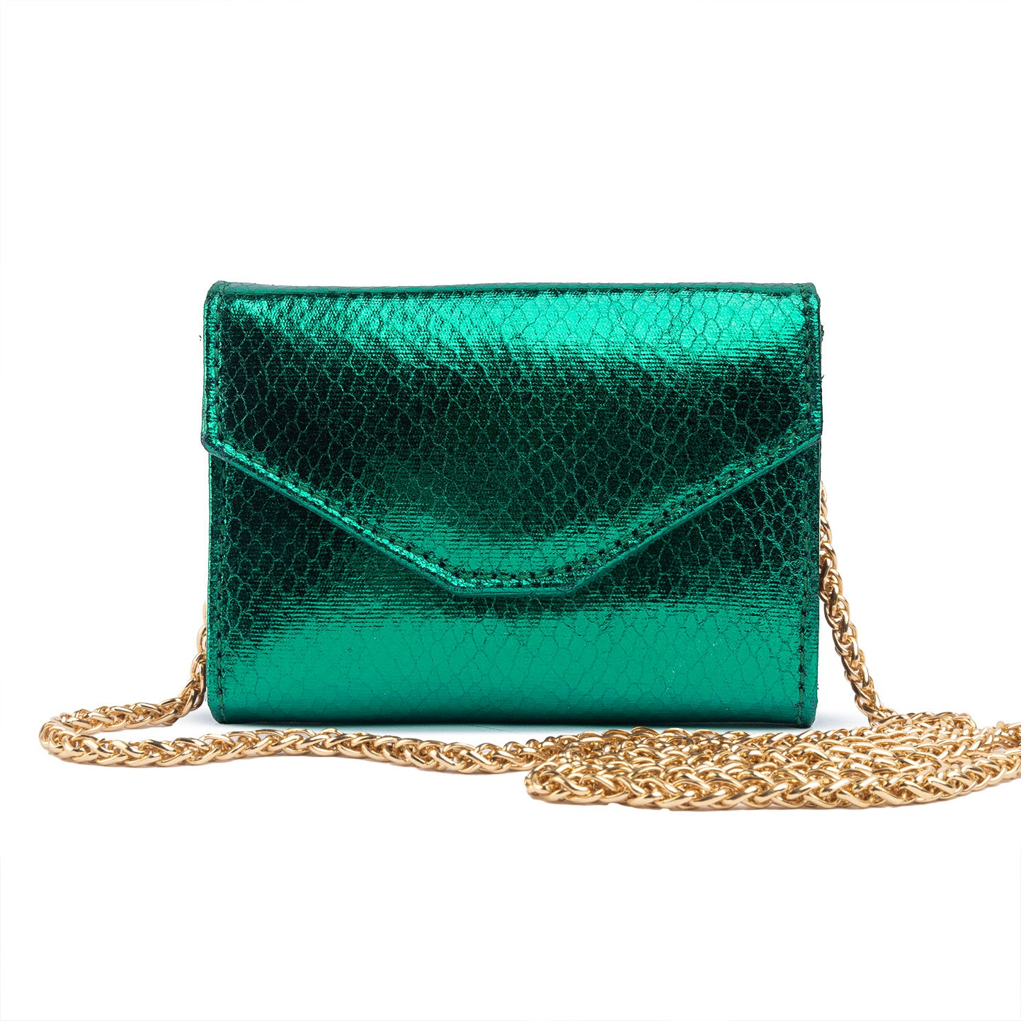 Mermaid Micro Flap Bag - Green