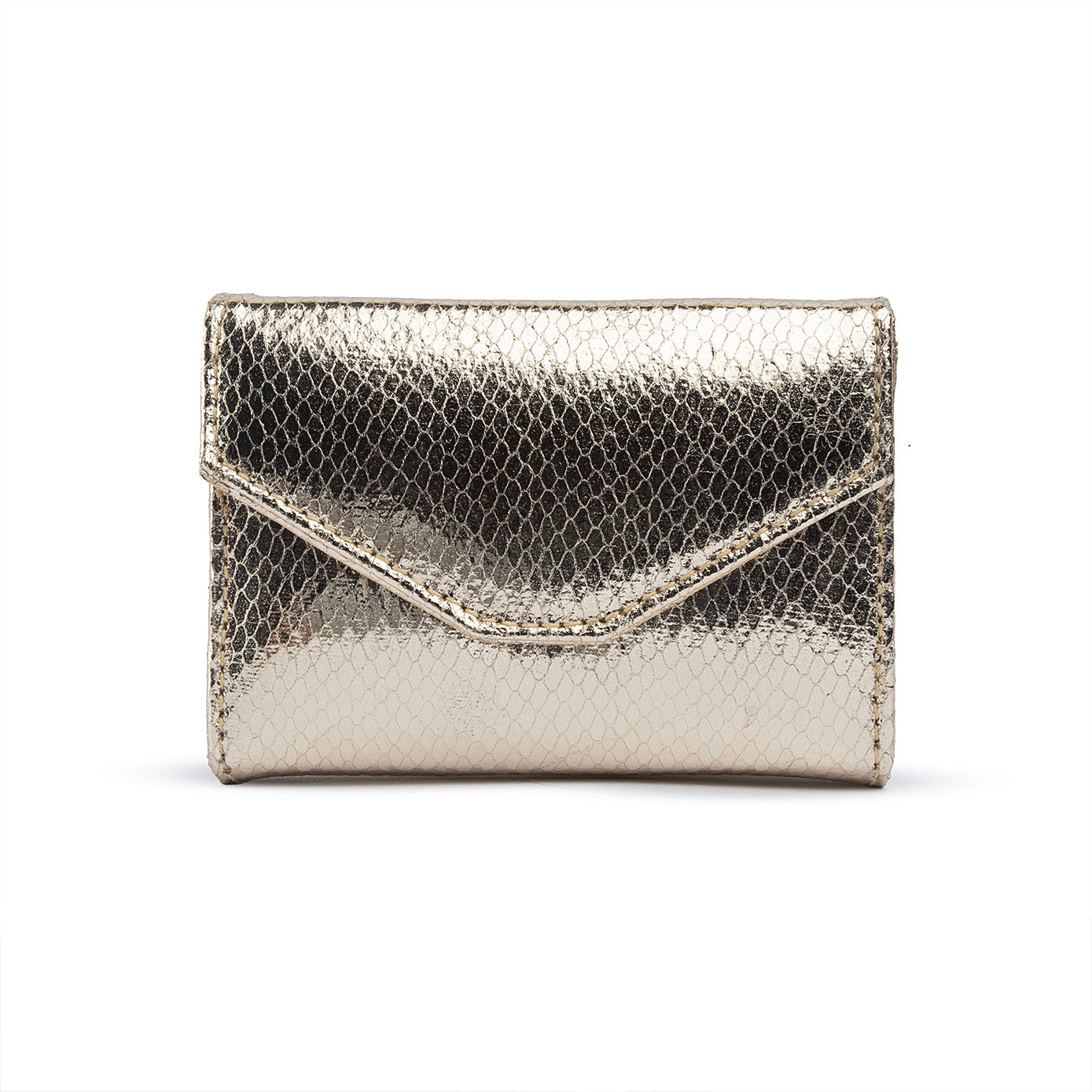 Mermaid Micro Flap Bag - Gold
