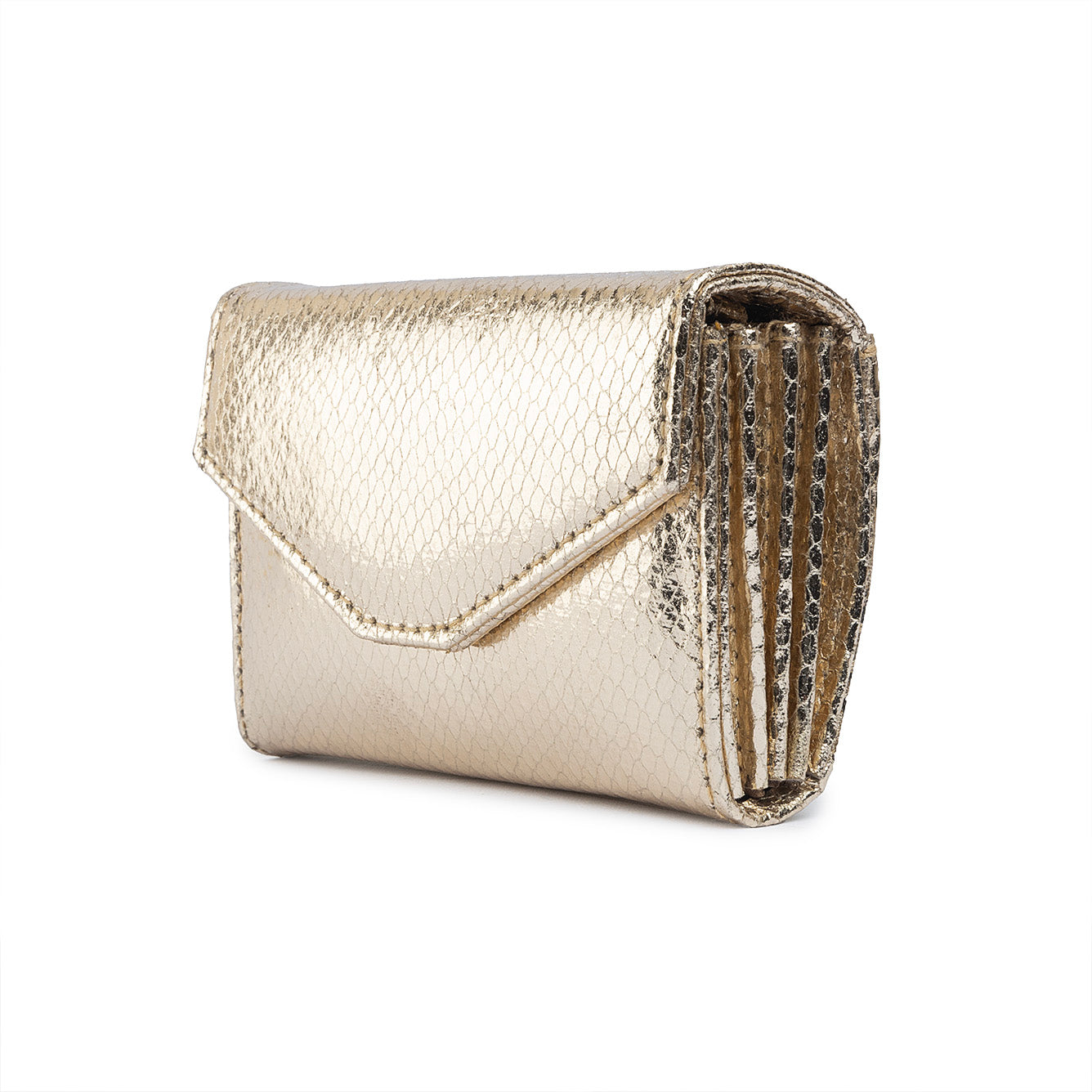 Mermaid Micro Flap Bag - Gold