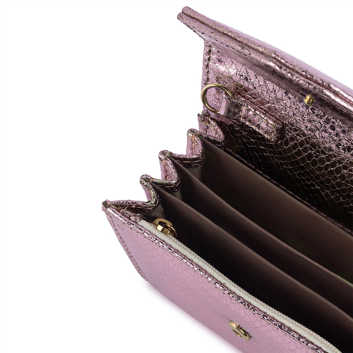 Mermaid Micro Flap Bag - Rose