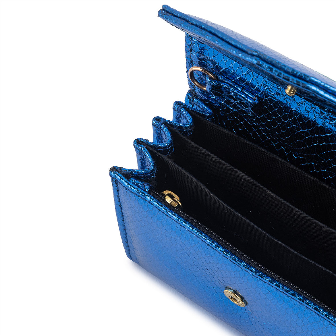 Mermaid Micro Flap Bag - Blue