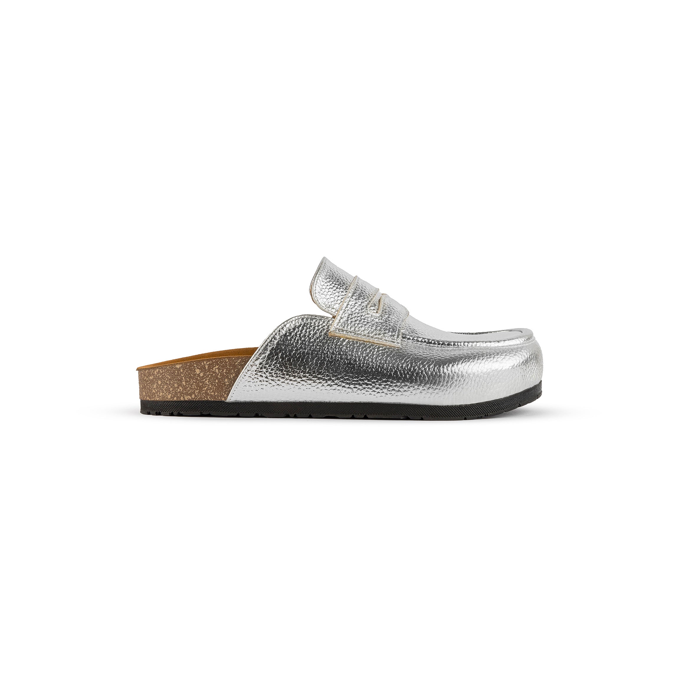 Loafer Clogs - Silver Dust