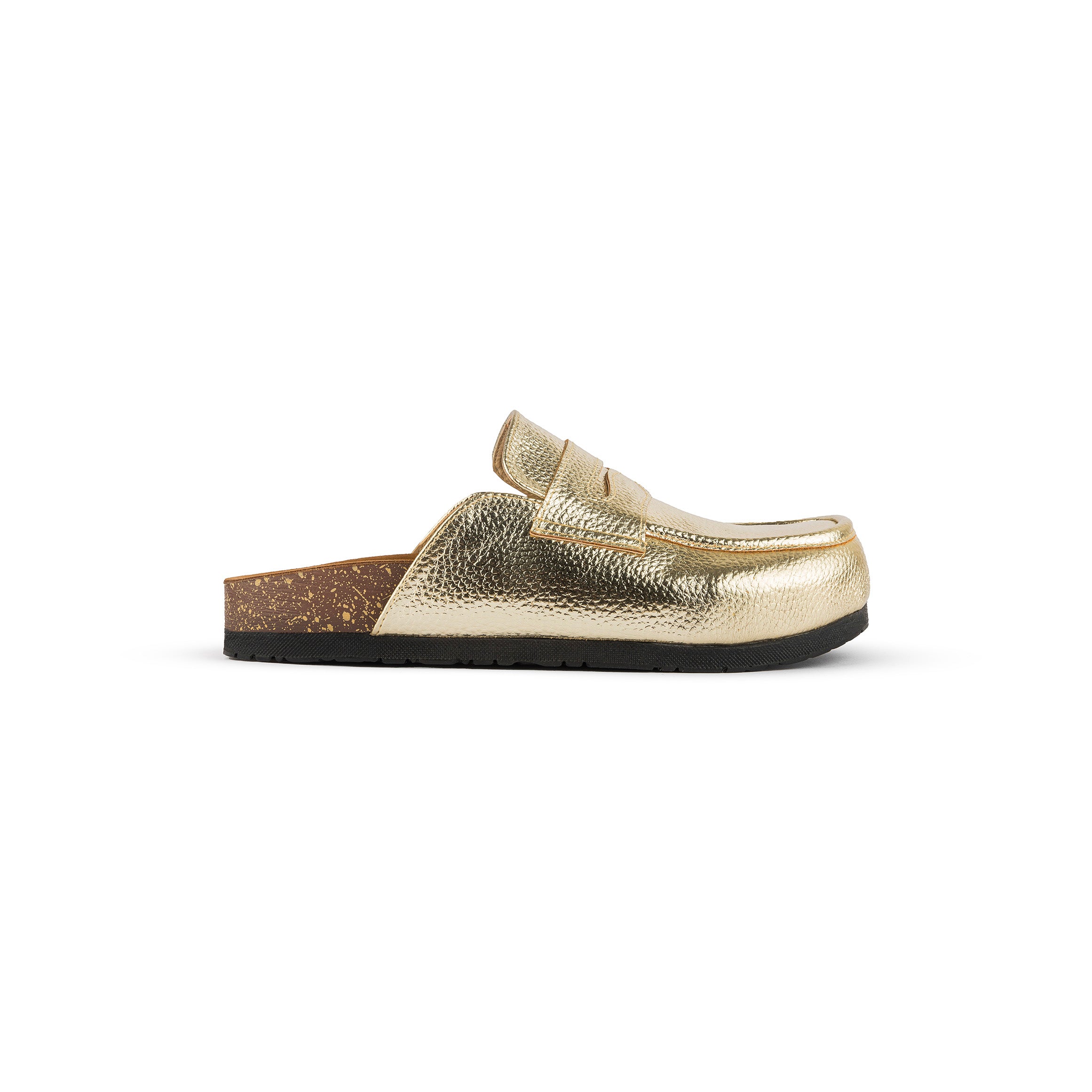 Loafer Clogs - Gold Treasure