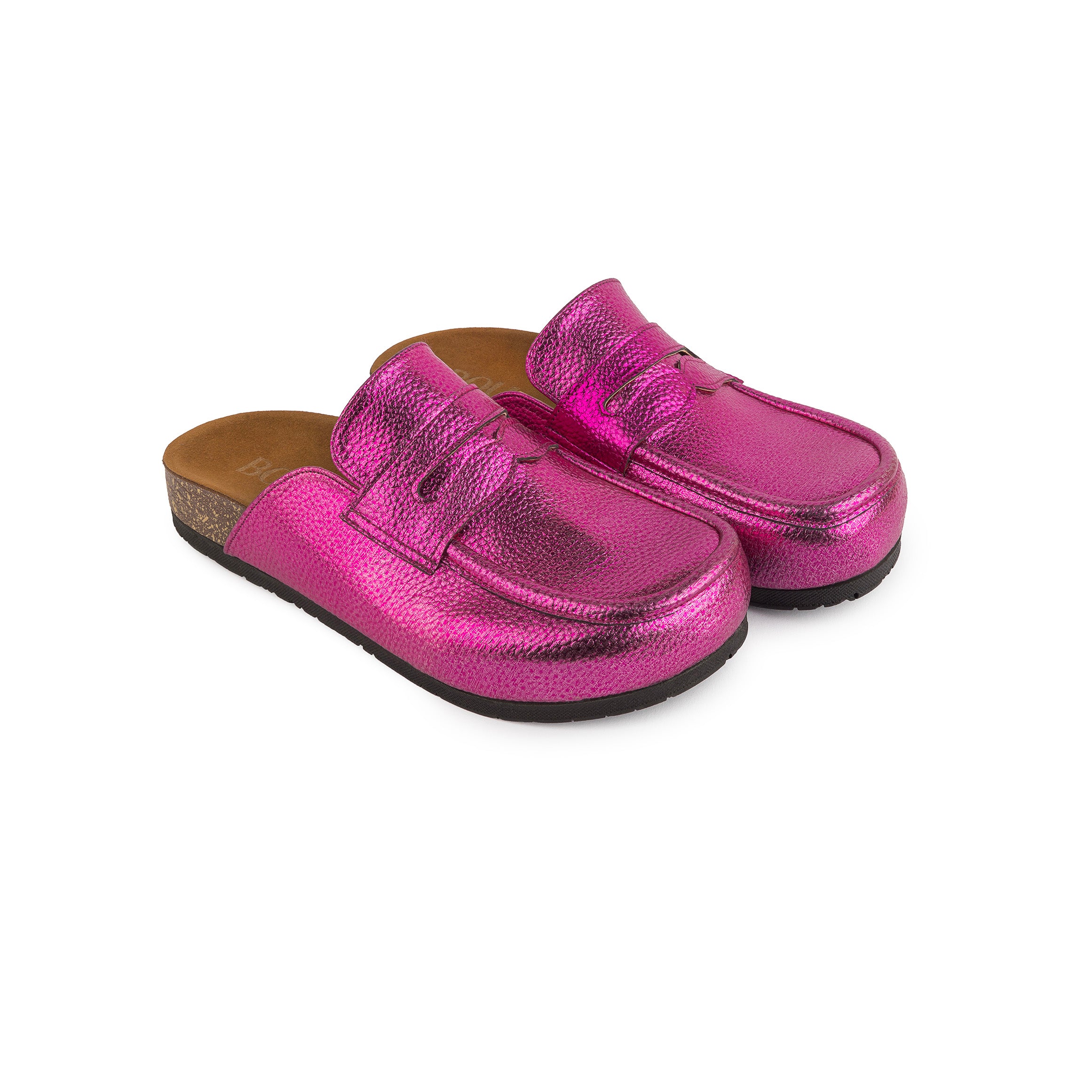 Loafer Clogs - Reflective Fuchsia