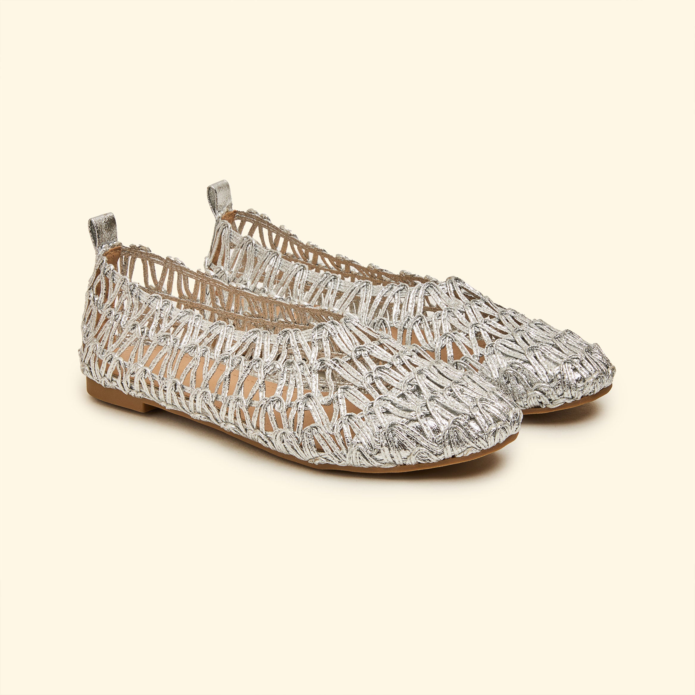 Sparkle Breeze Flats - Silver