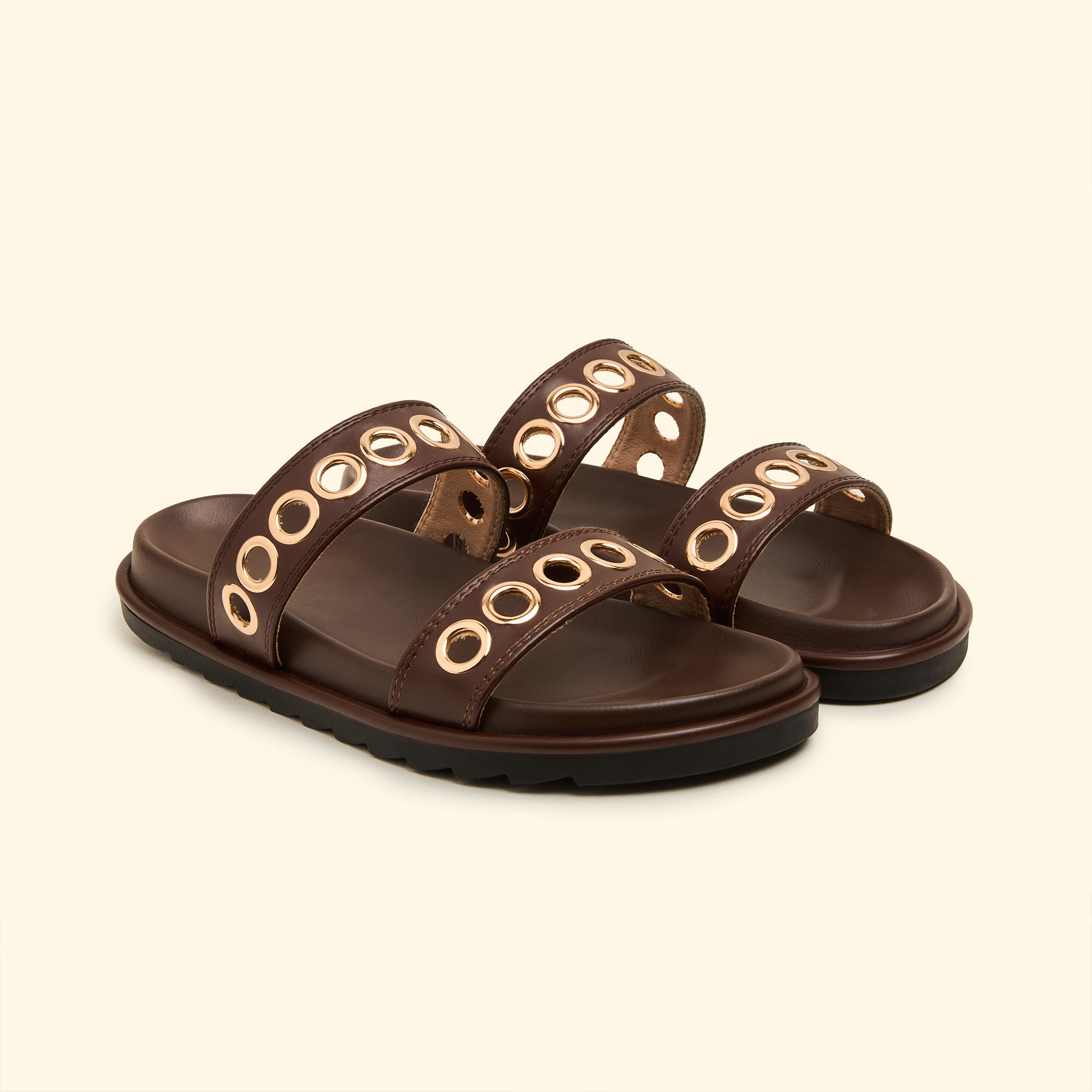 Goldloop Slides - Brown