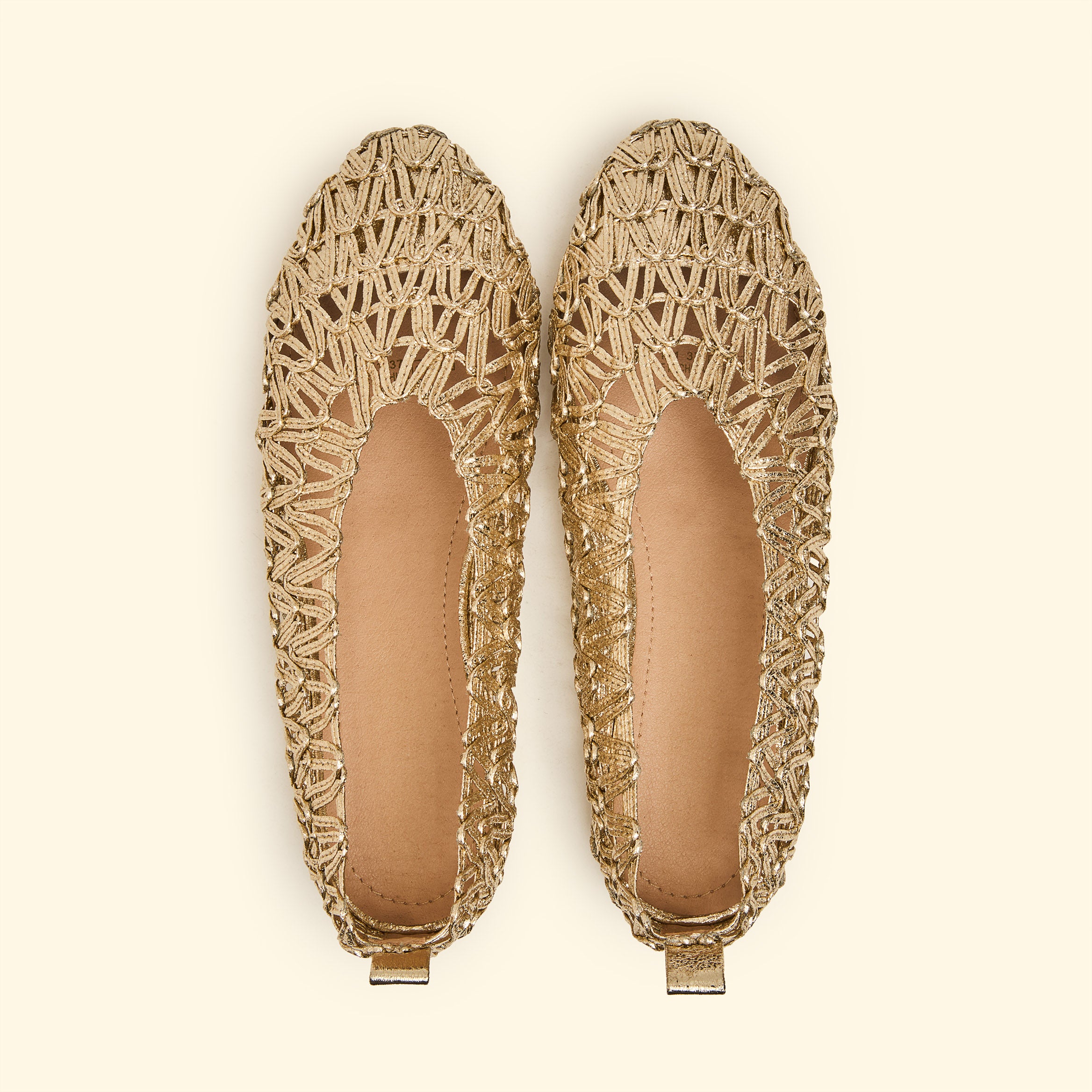 Sparkle Breeze Flats - Gold