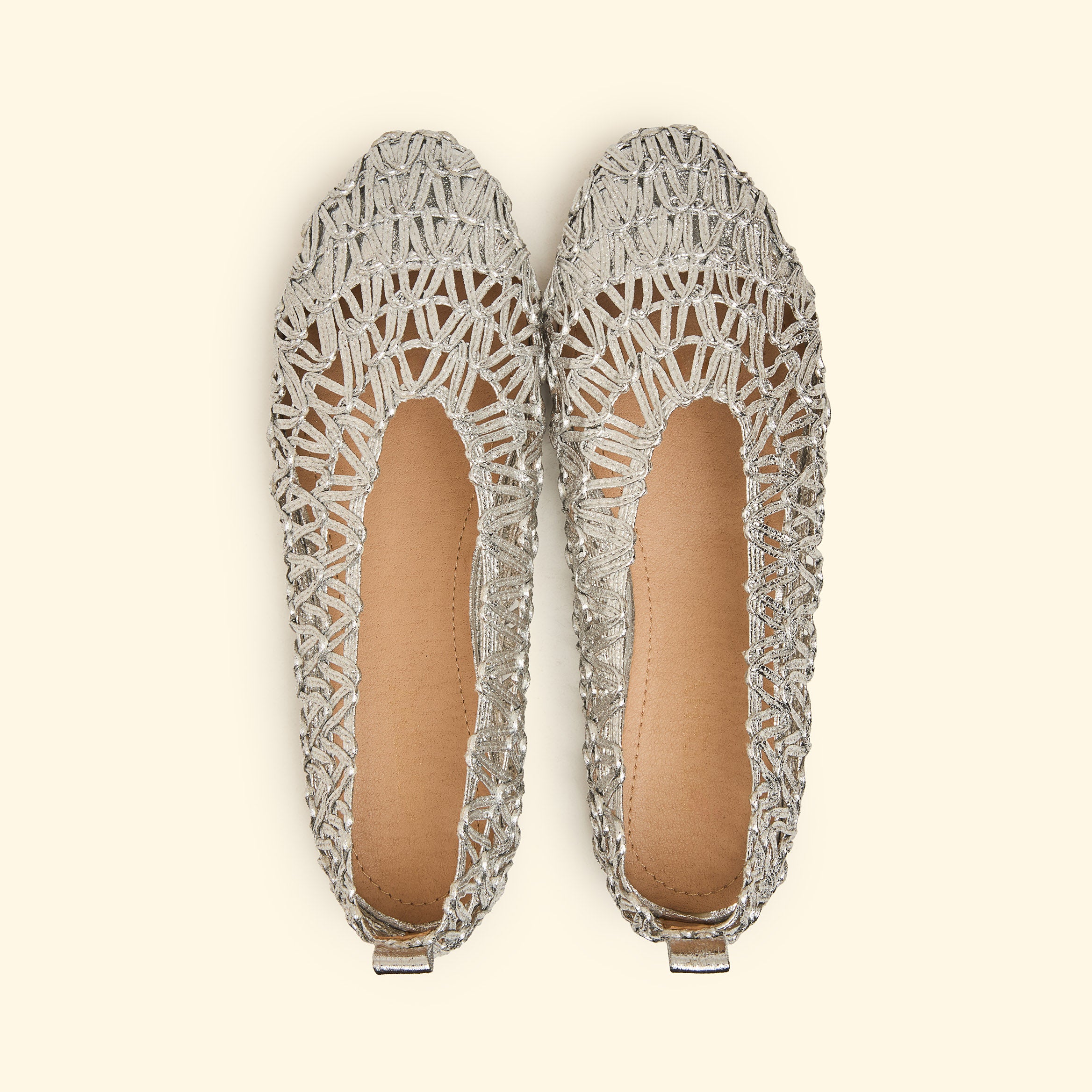 Sparkle Breeze Flats - Silver