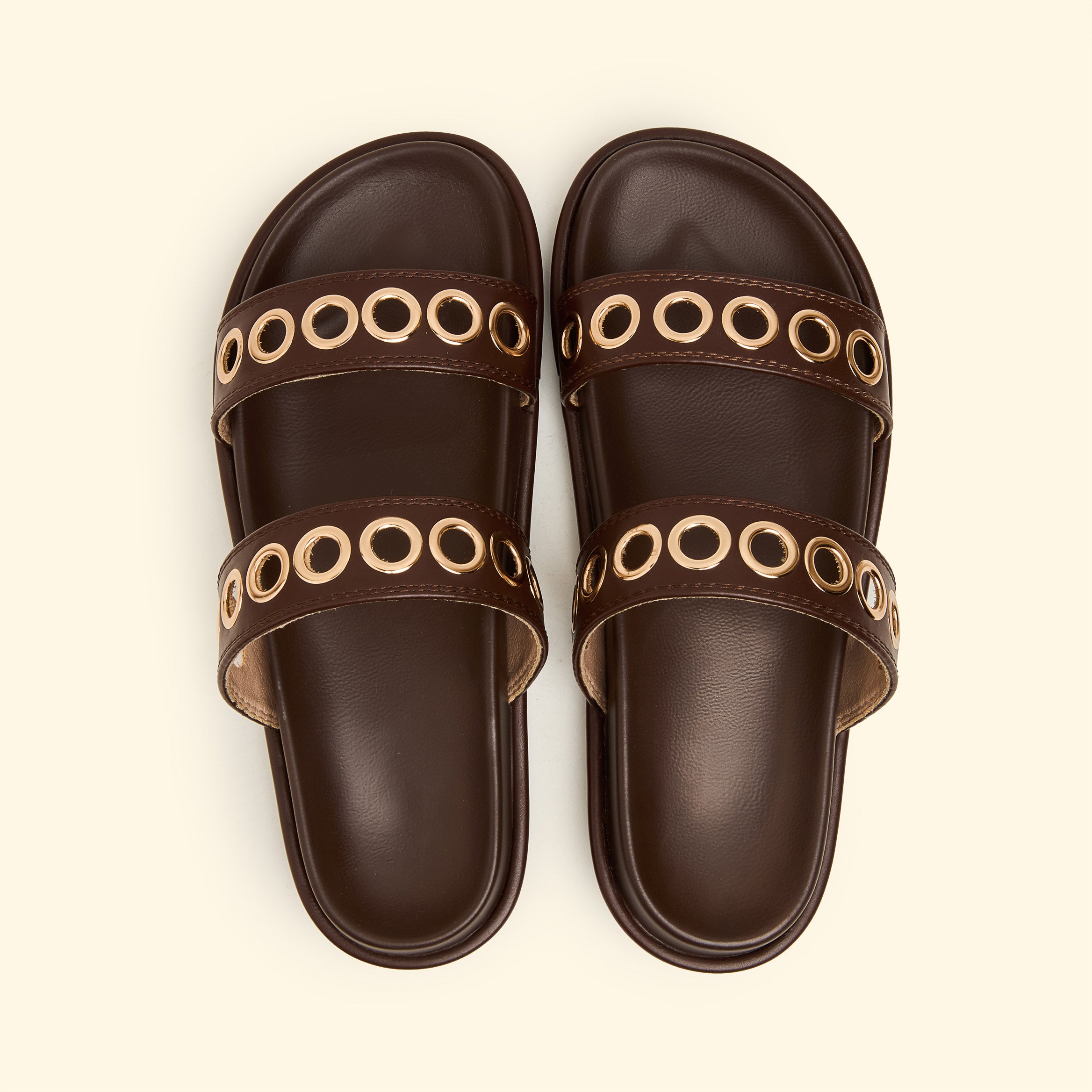 Goldloop Slides - Brown