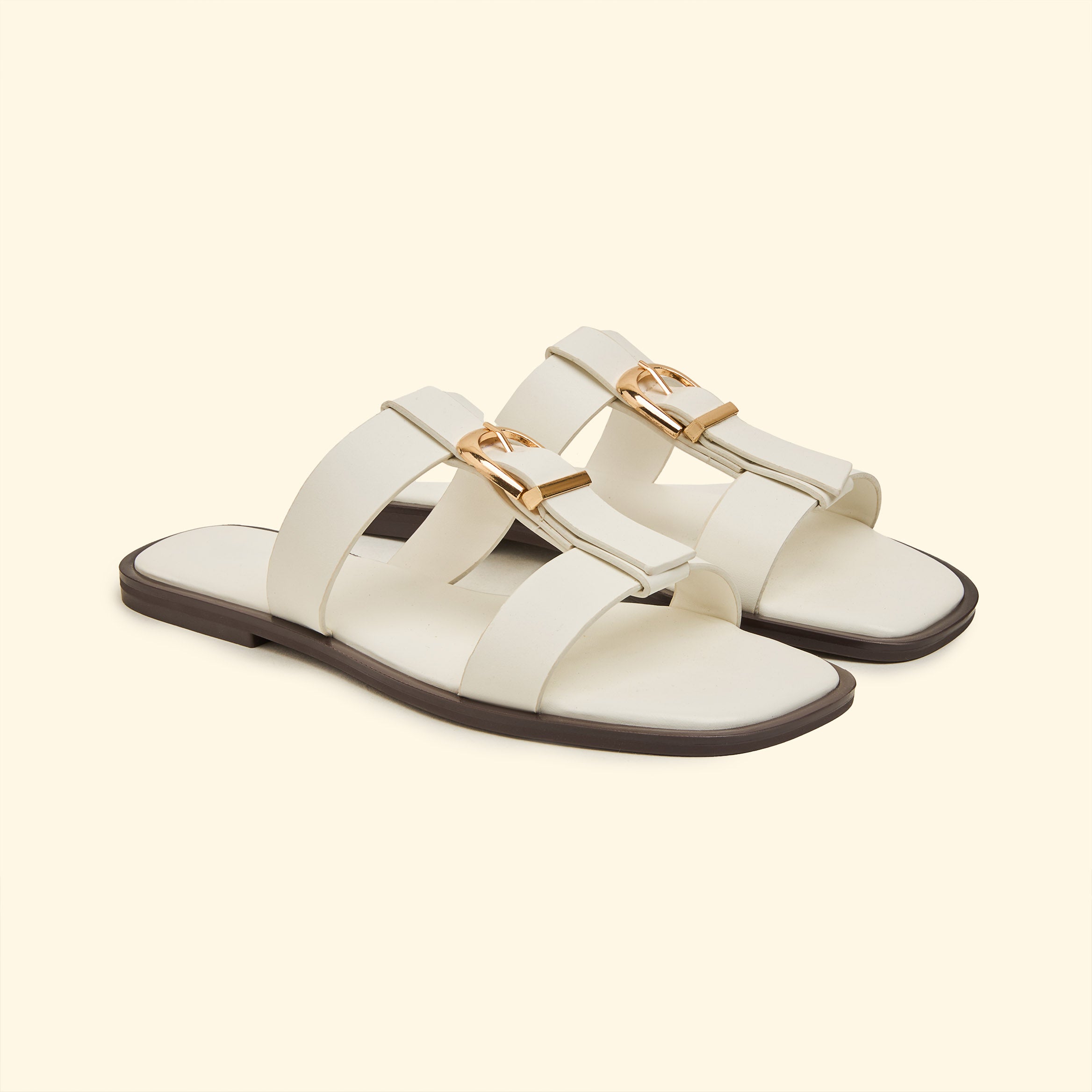 SoleLuxe Slippers - White