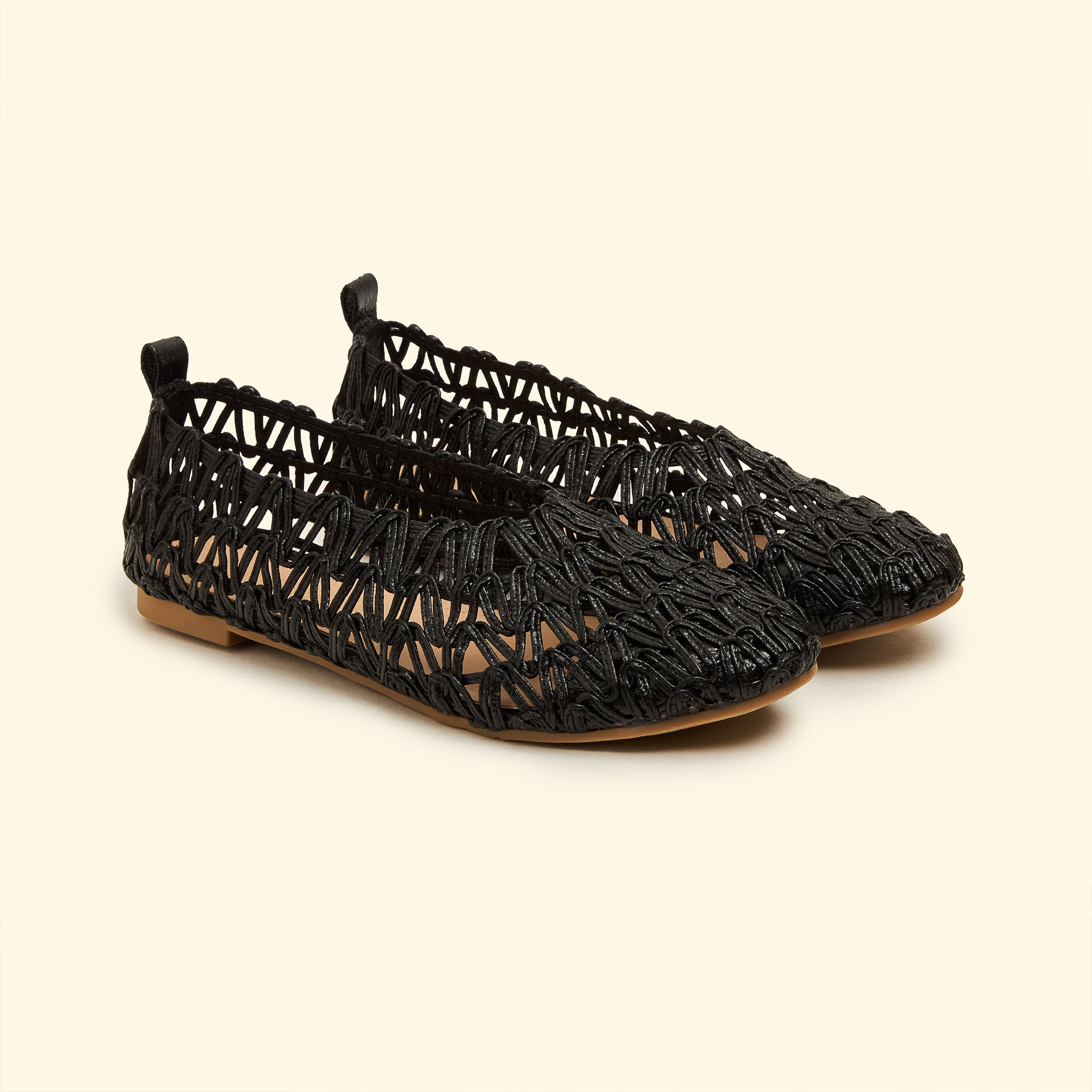 Sparkle Breeze Flats - Black