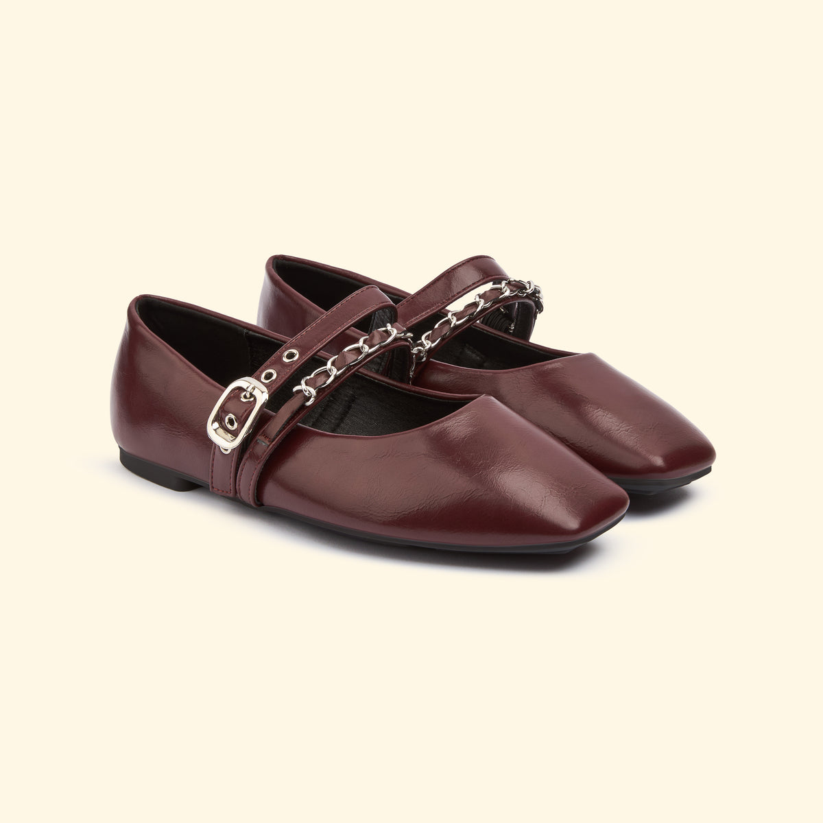 Aurelia Chain Flat - Burgandy