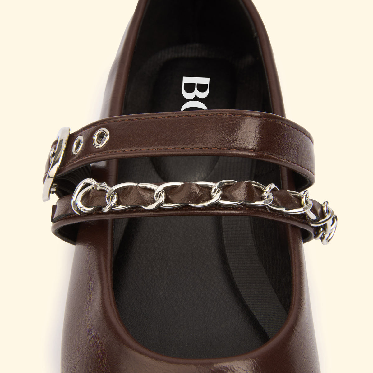 Aurelia Chain Flat - Brown