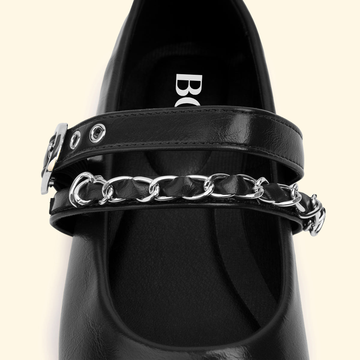 Aurelia Chain Flat- Black