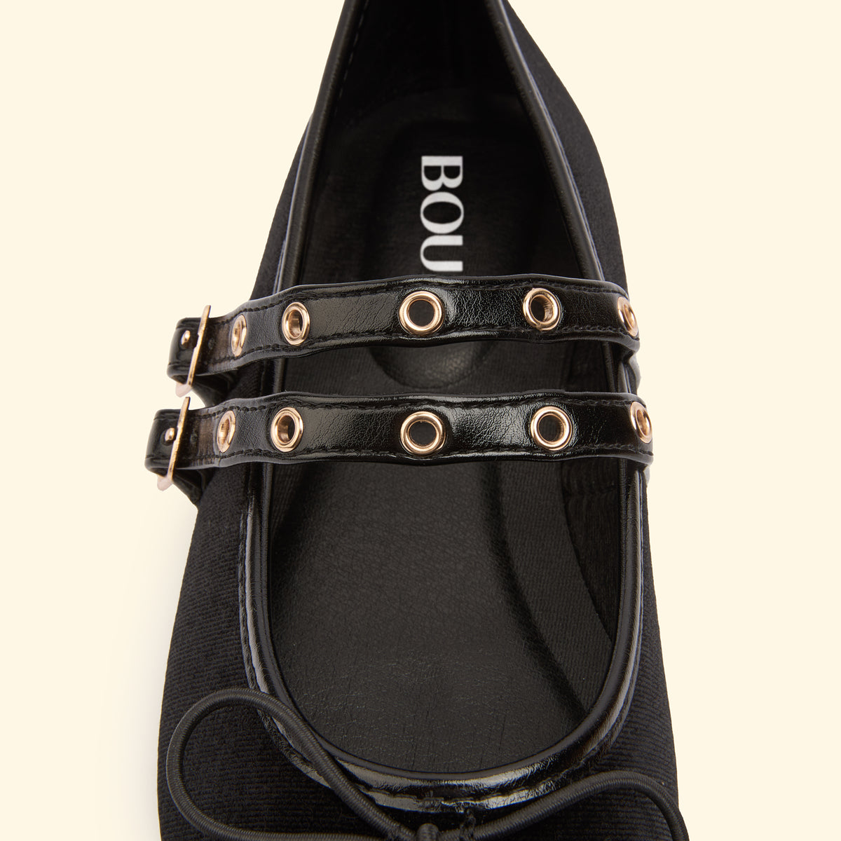 Velvet dual strap - Black