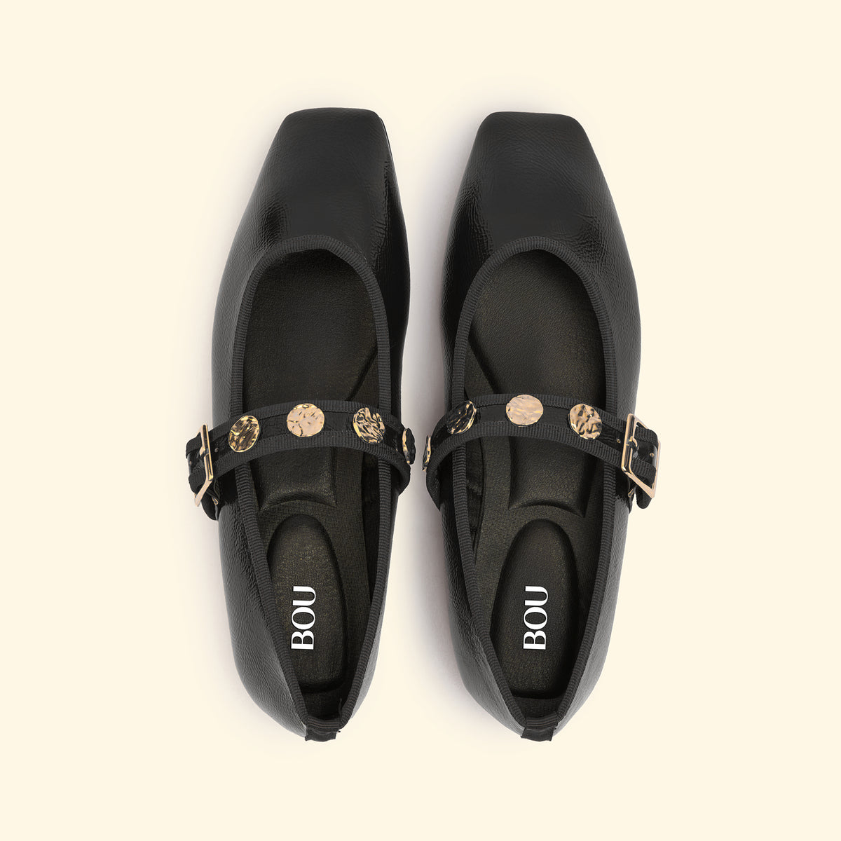 Medallion Mary Jane - Black