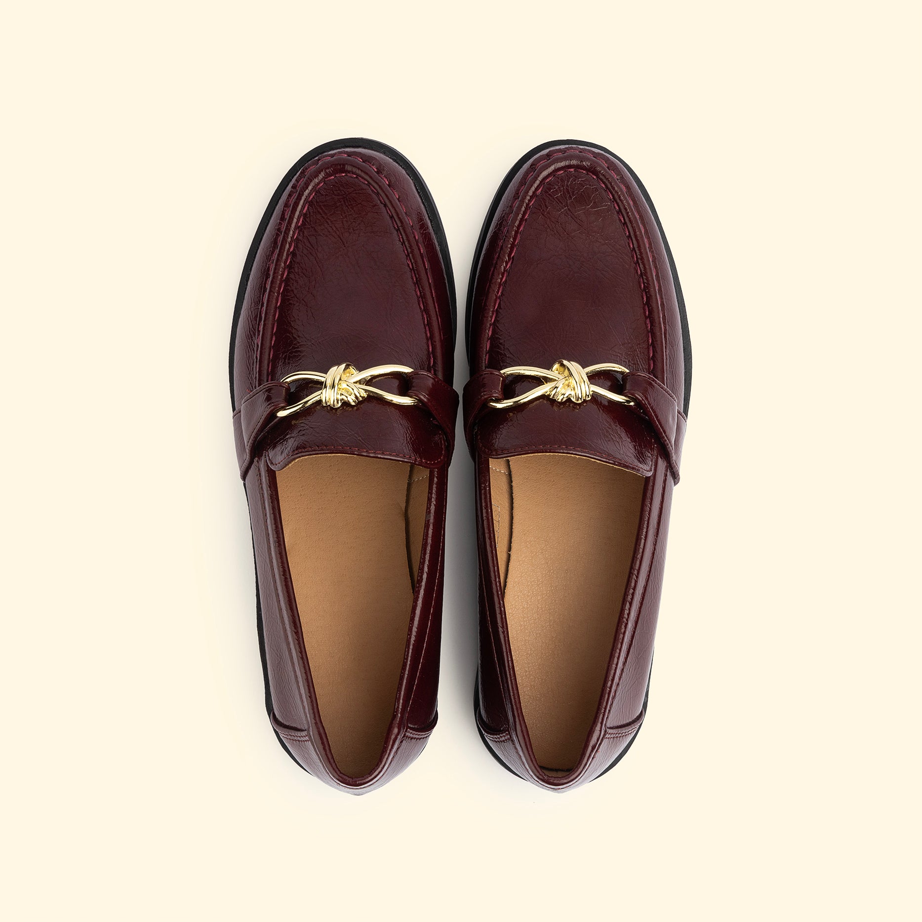 Glazed Black Cherry Loafers