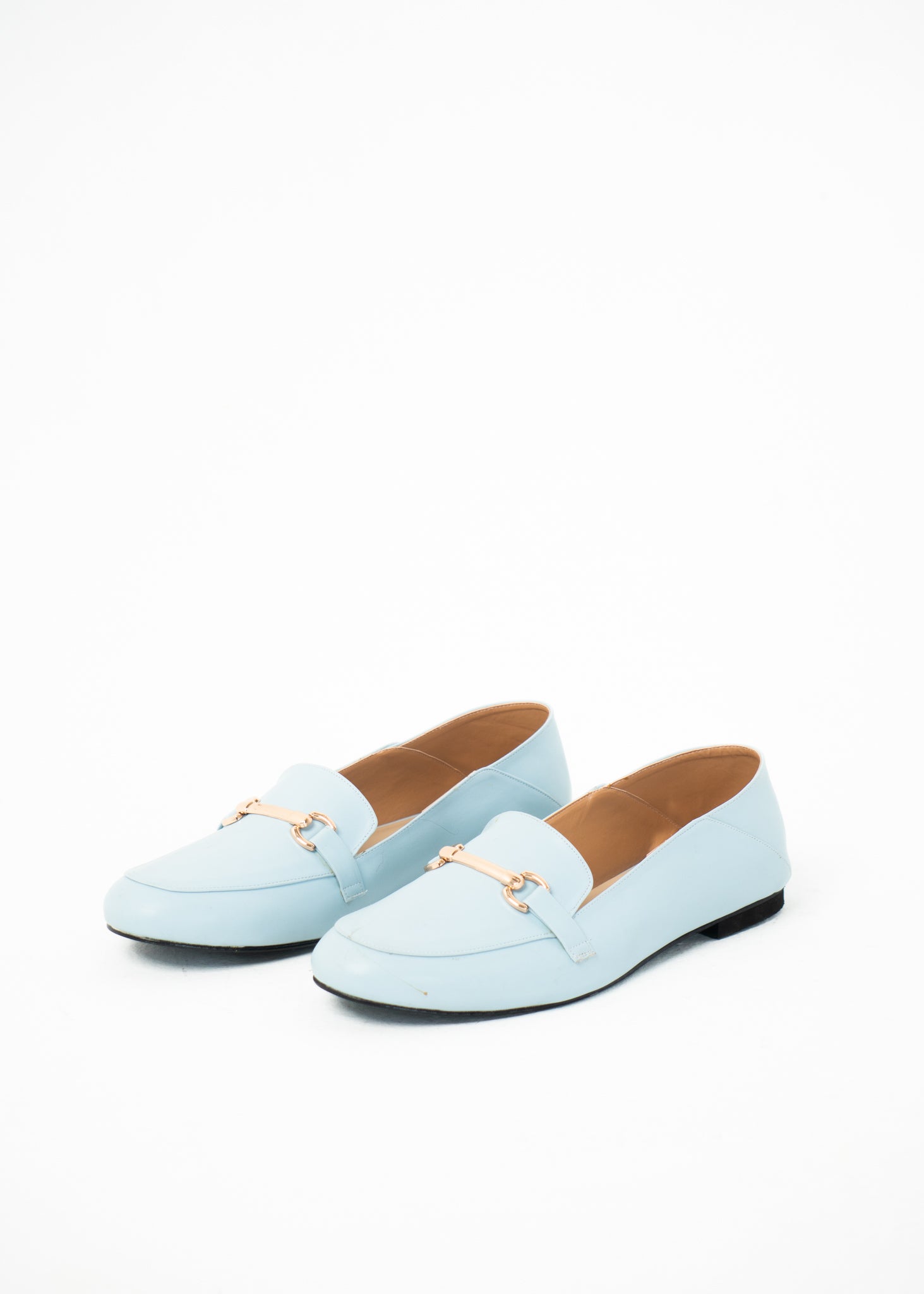 Loafers Moccasin - Dusty Sky-Blue
