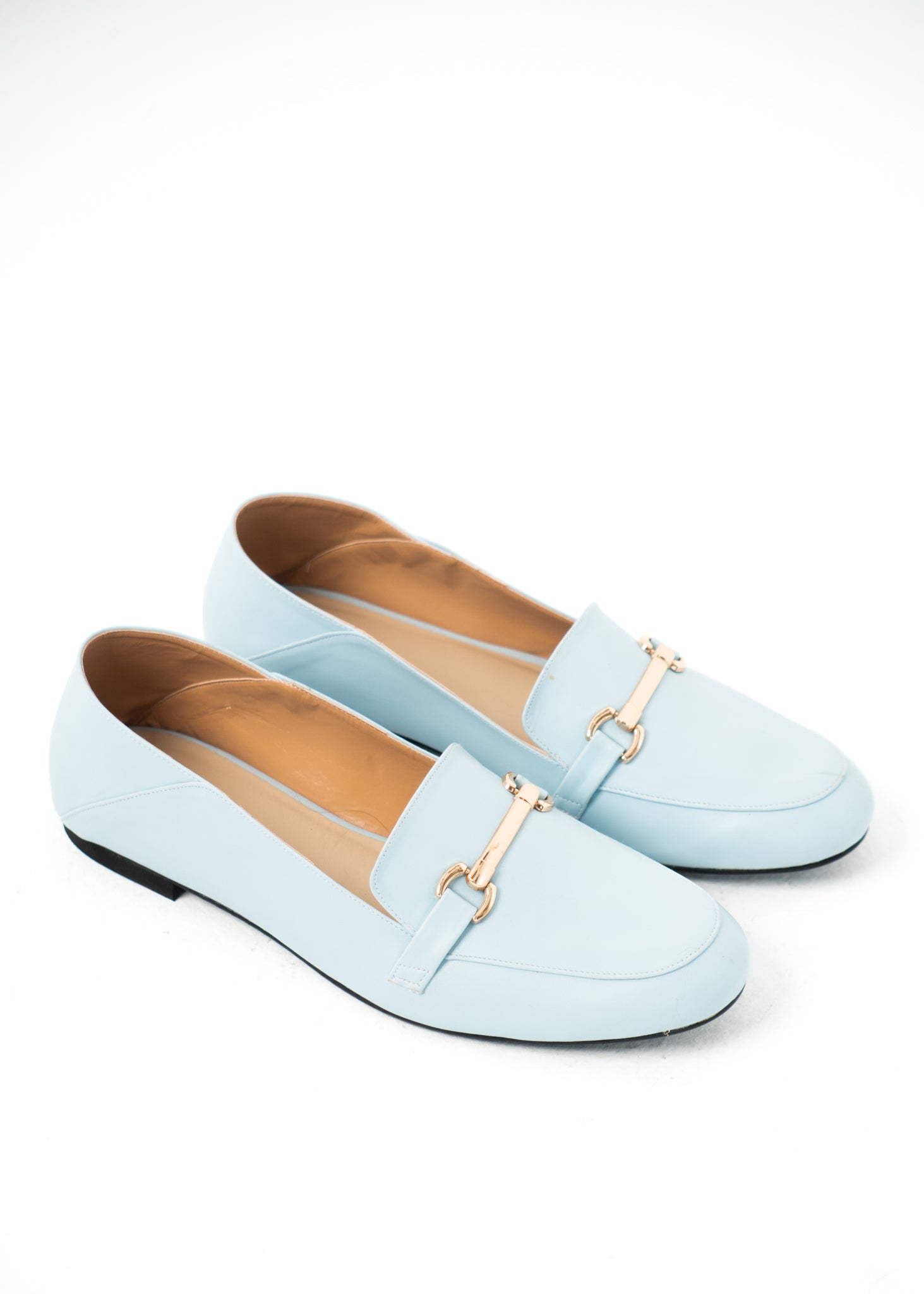 Loafers Moccasin - Dusty Sky-Blue