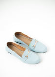 Loafers Moccasin - Dusty Sky-Blue