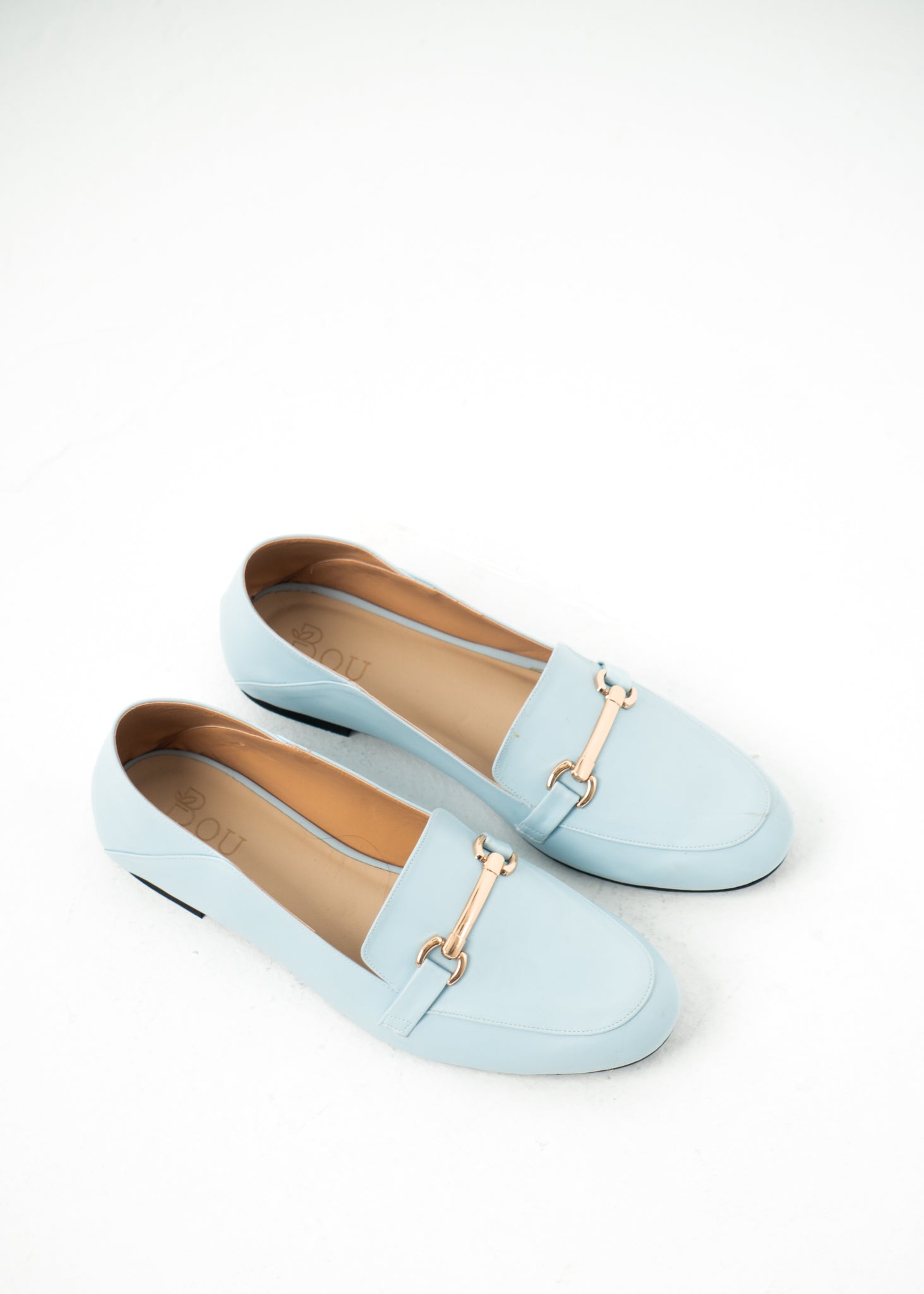 Loafers Moccasin - Dusty Sky-Blue