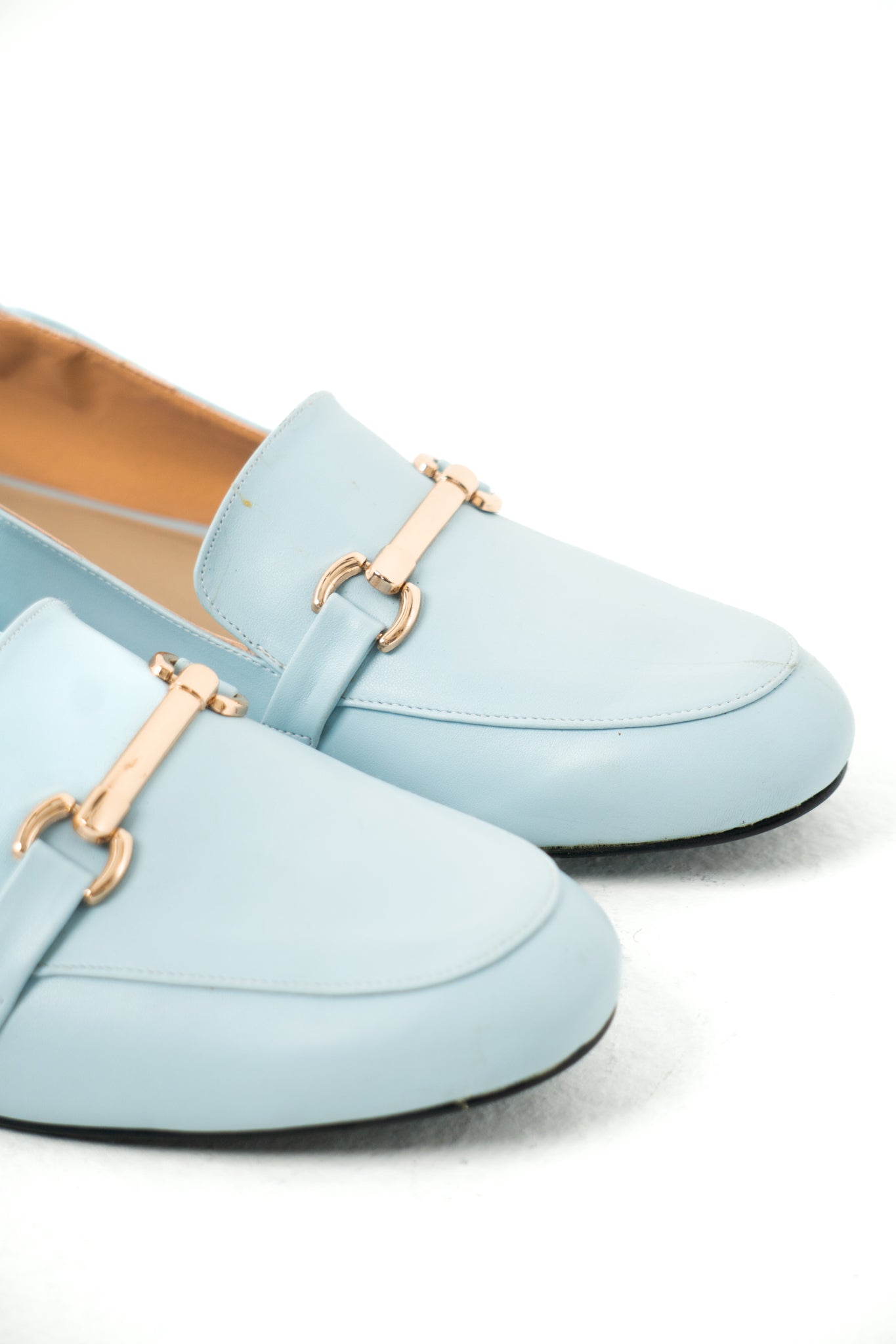 Loafers Moccasin - Dusty Sky-Blue