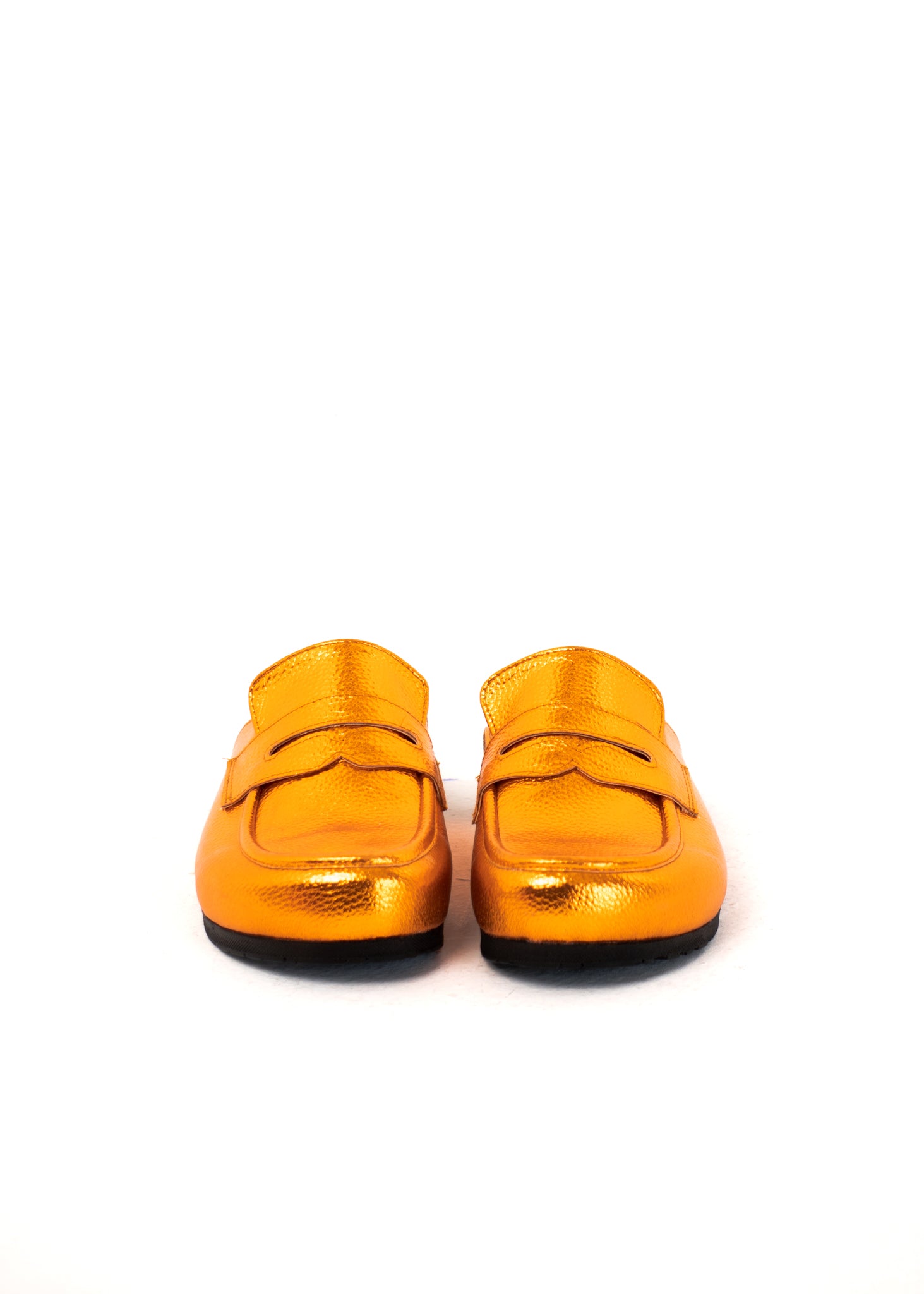 Loafer Clogs - Shinny Copper