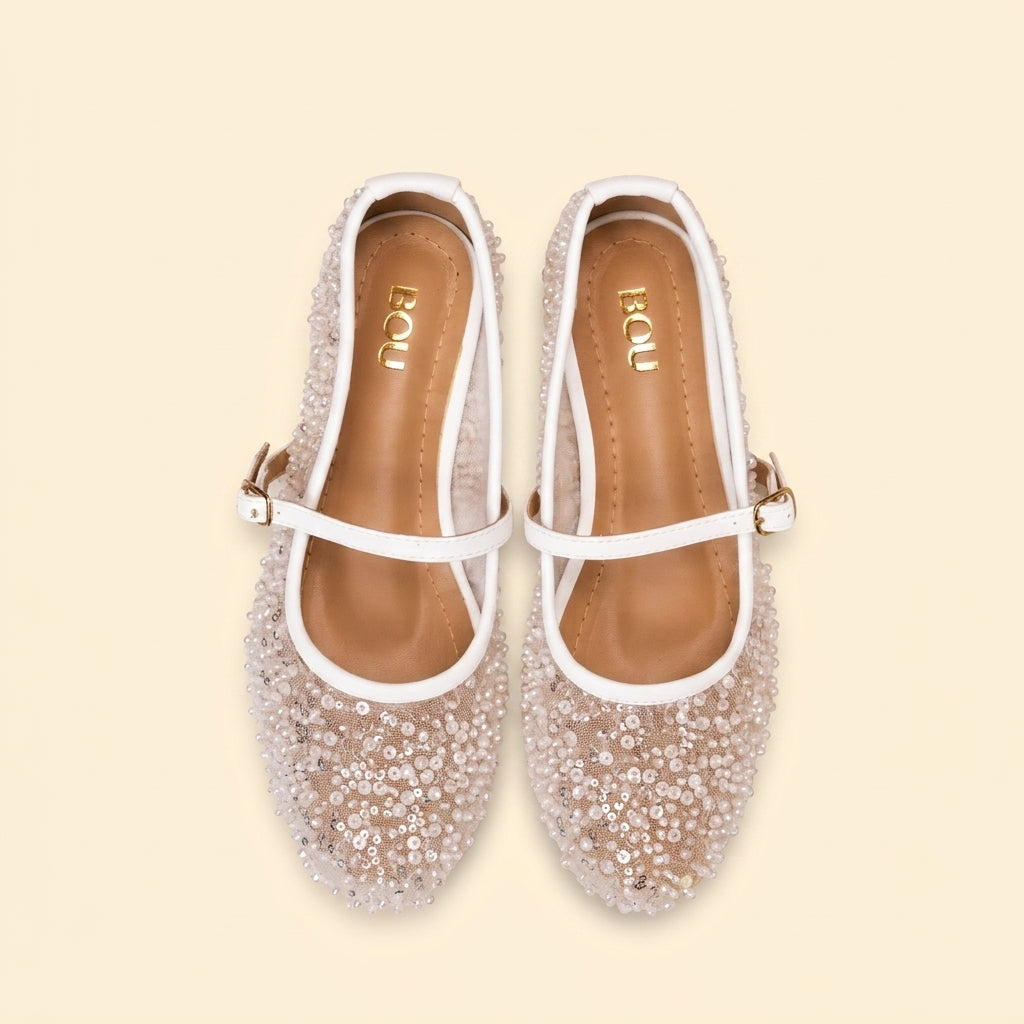 Pearl Cascade Flats - White