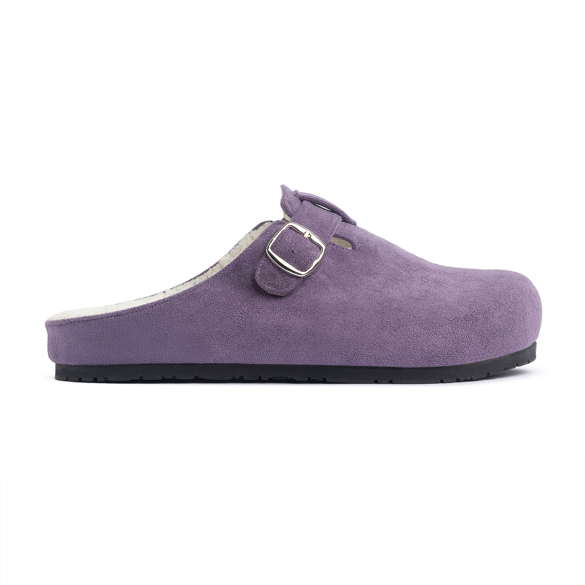 BOU teddy clogs - Velvet Lilac