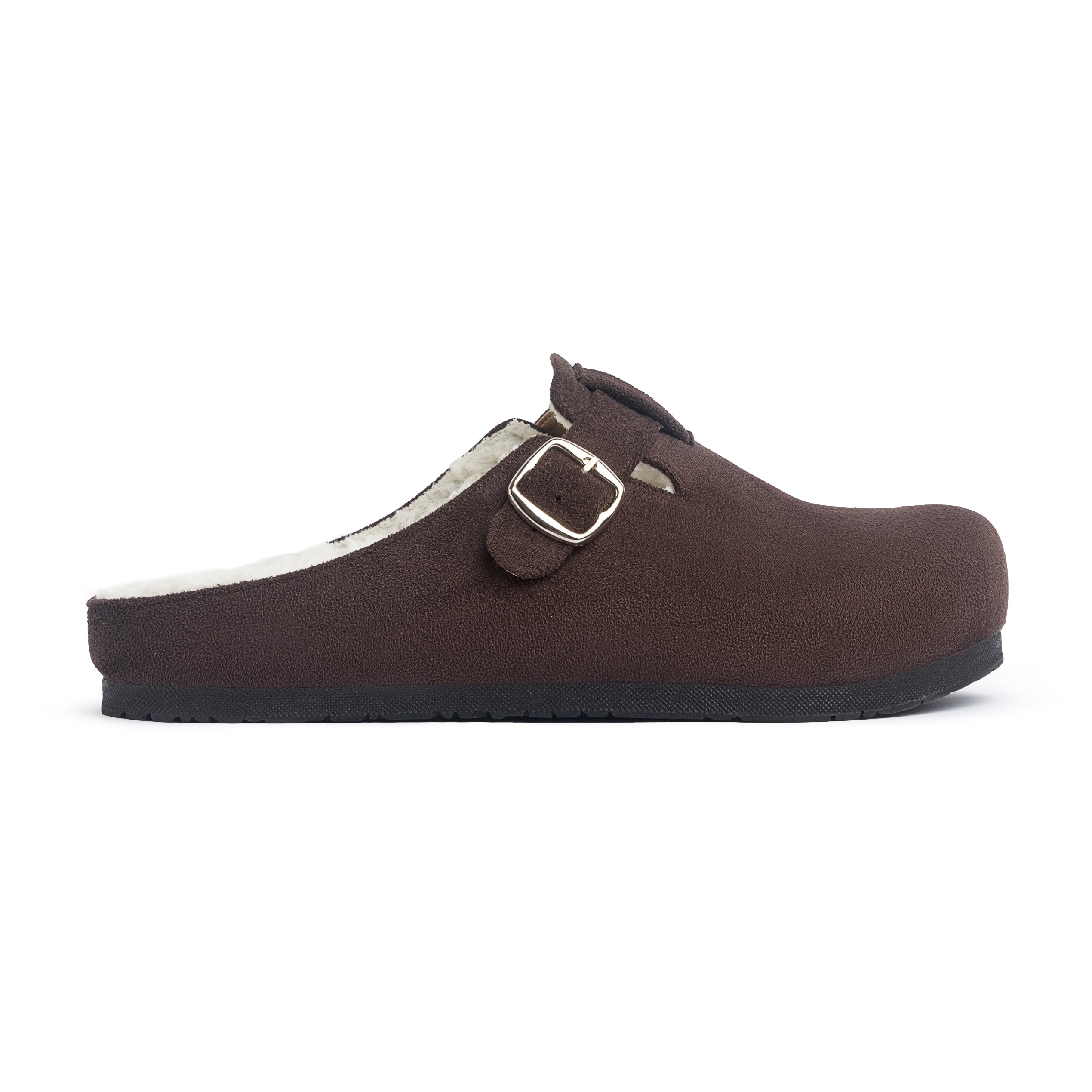 BOU teddy clogs - Dark Chocolate