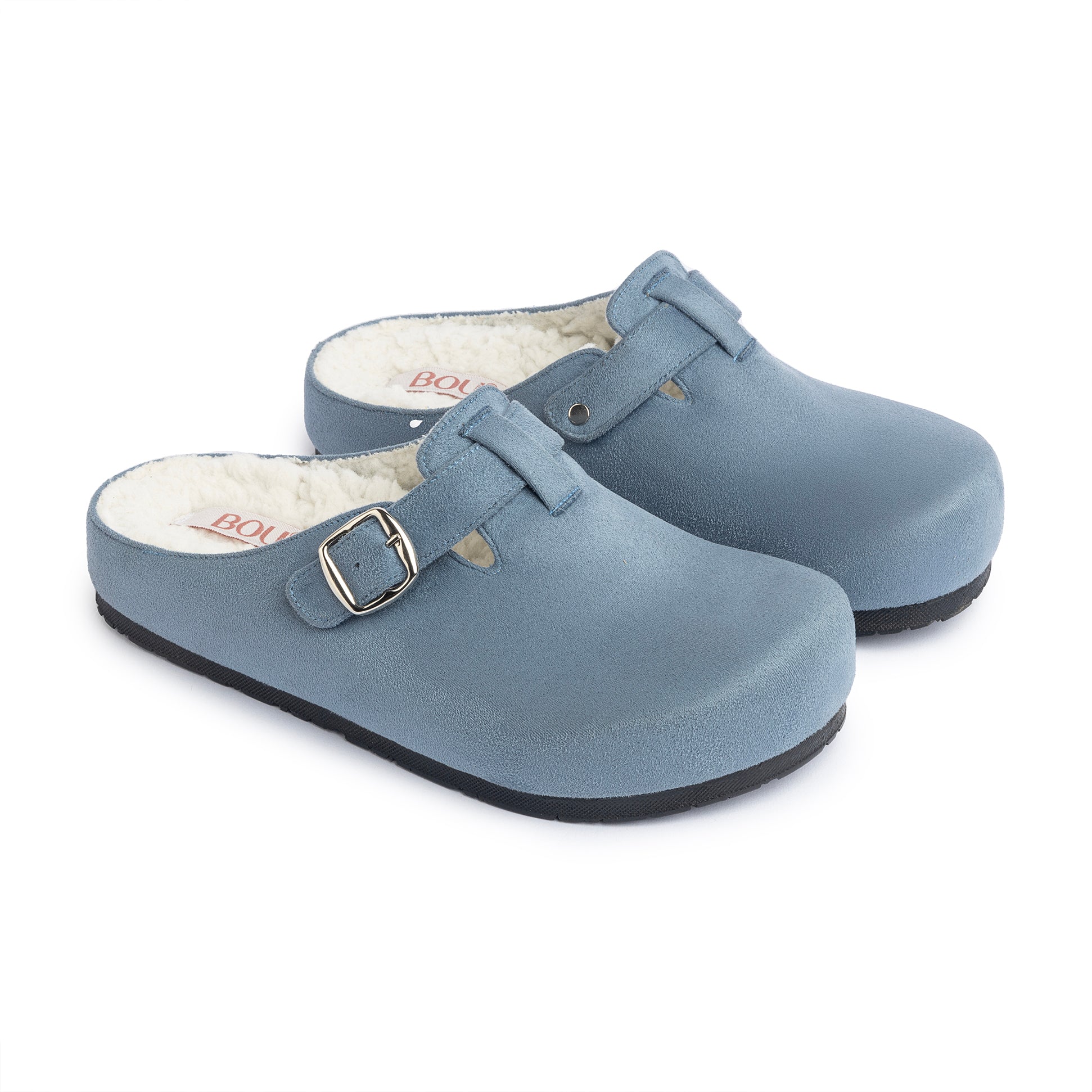 BOU teddy clogs - Cloudy Blue