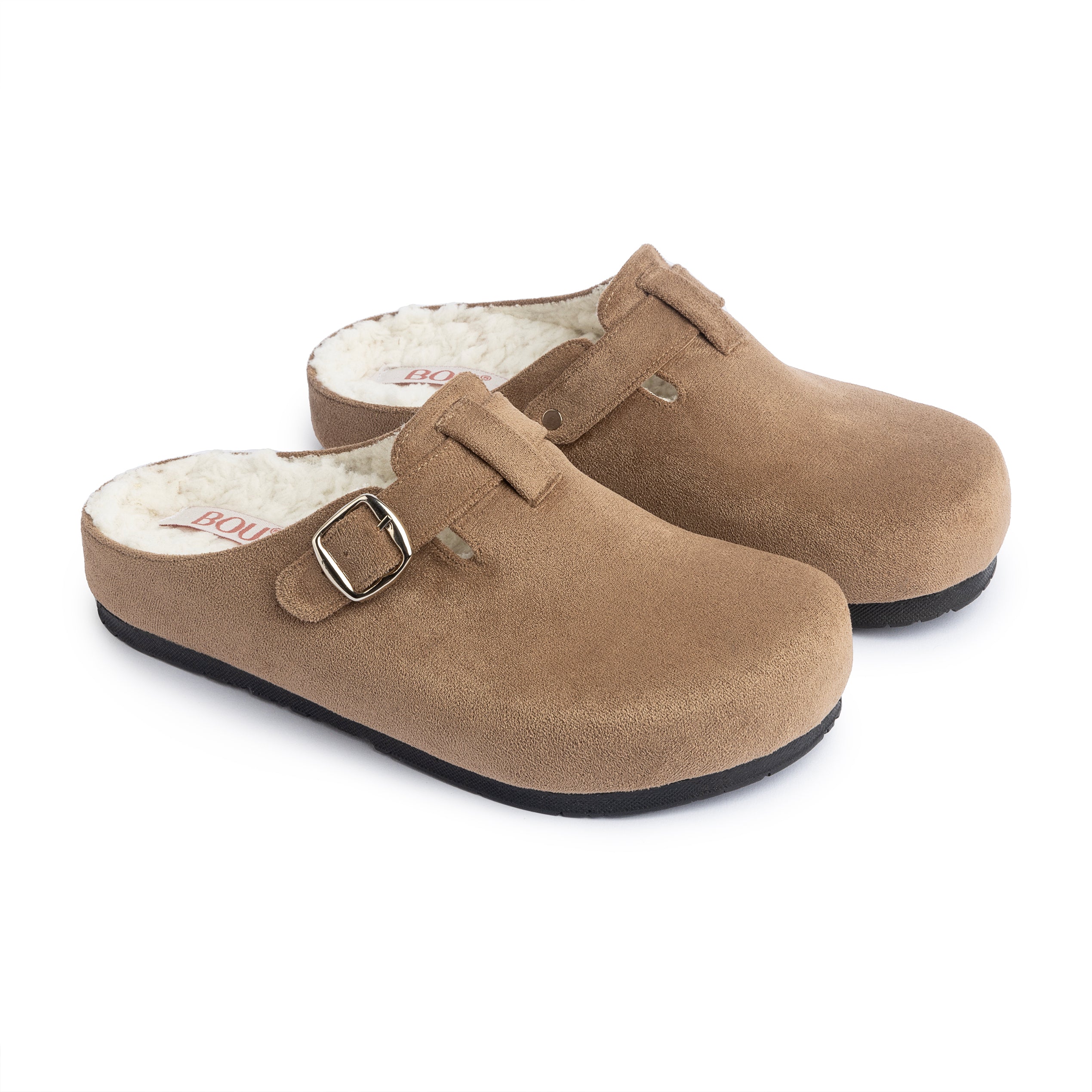 BOU teddy clogs - Tanned Hazelnut