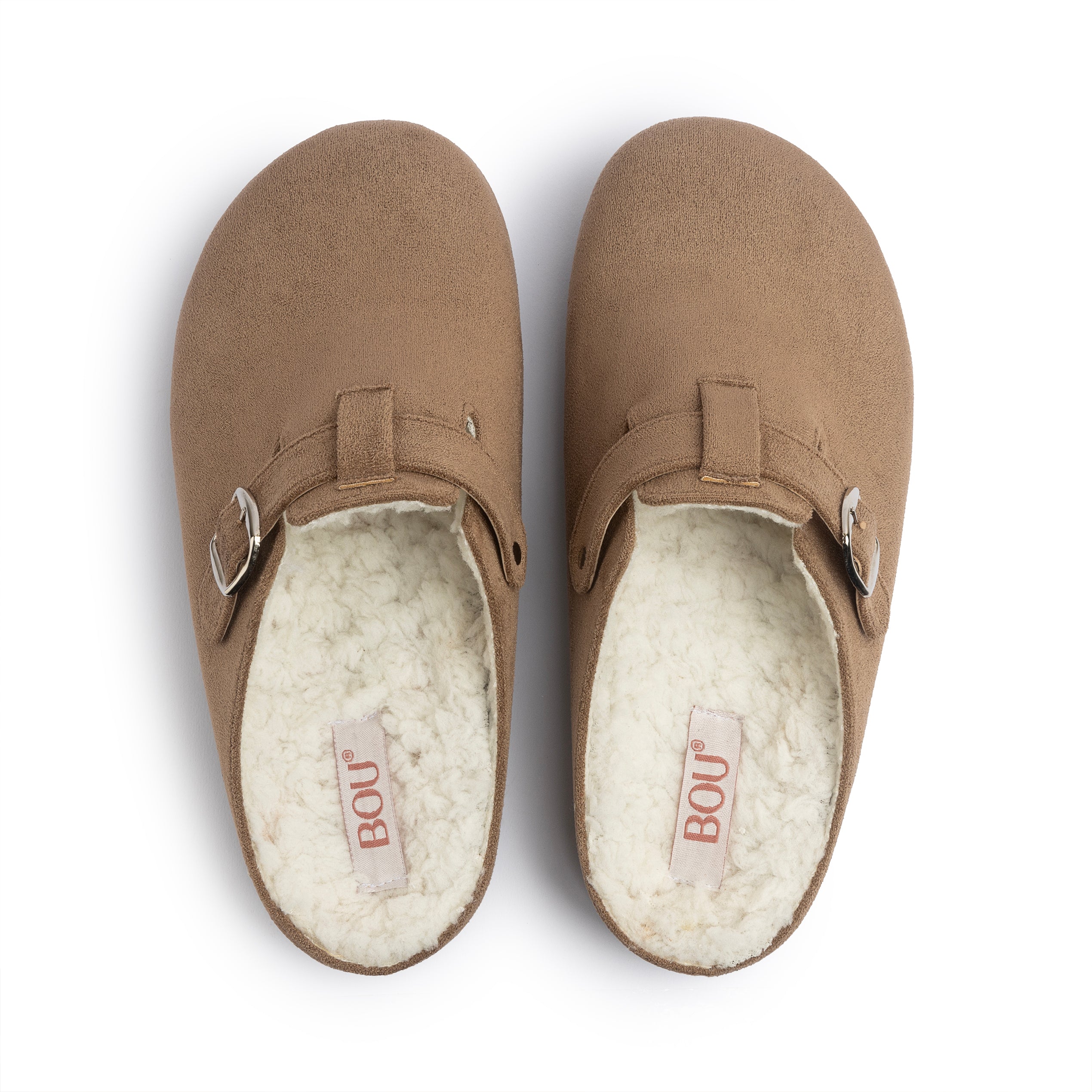 BOU teddy clogs - Tanned Hazelnut