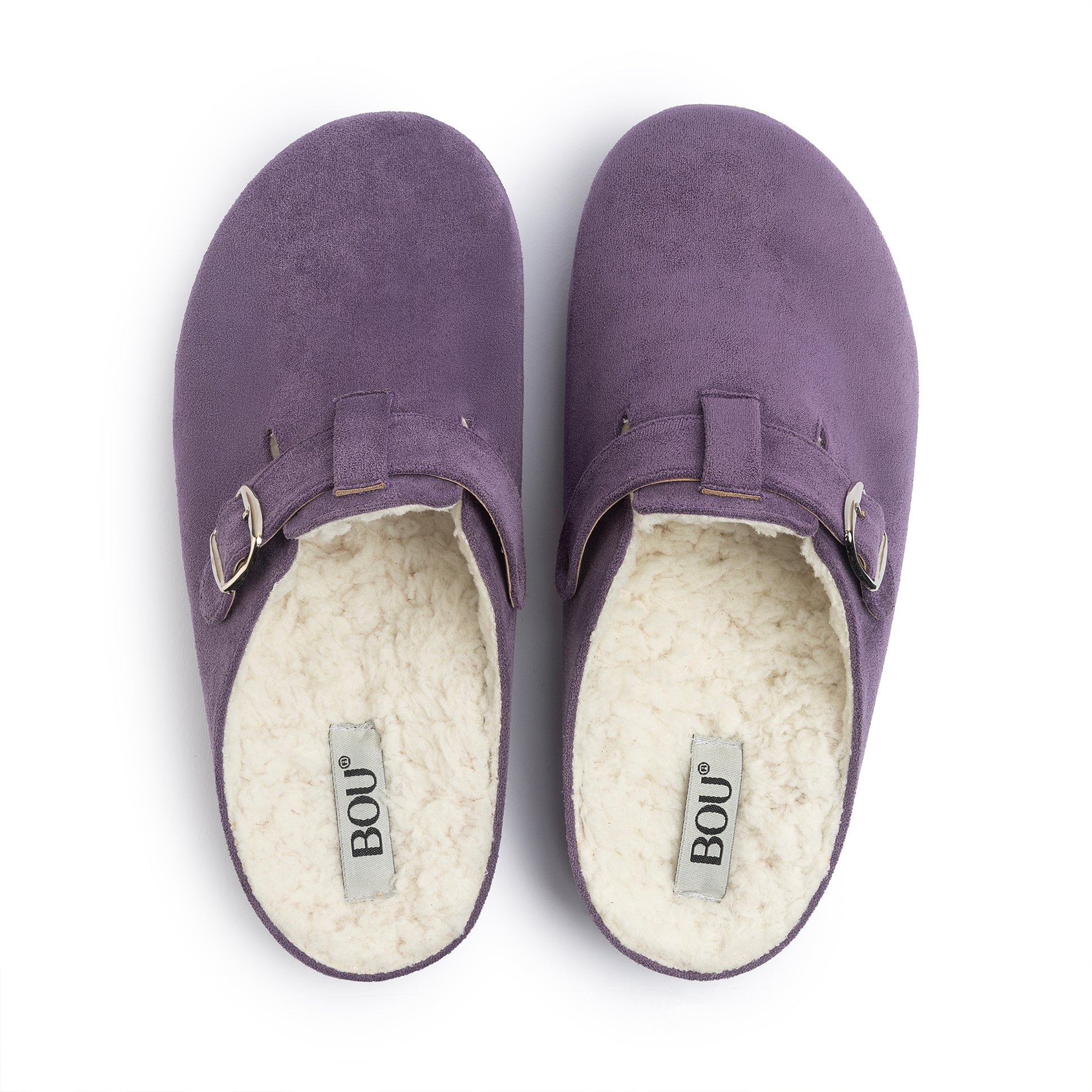 BOU teddy clogs - Velvet Lilac